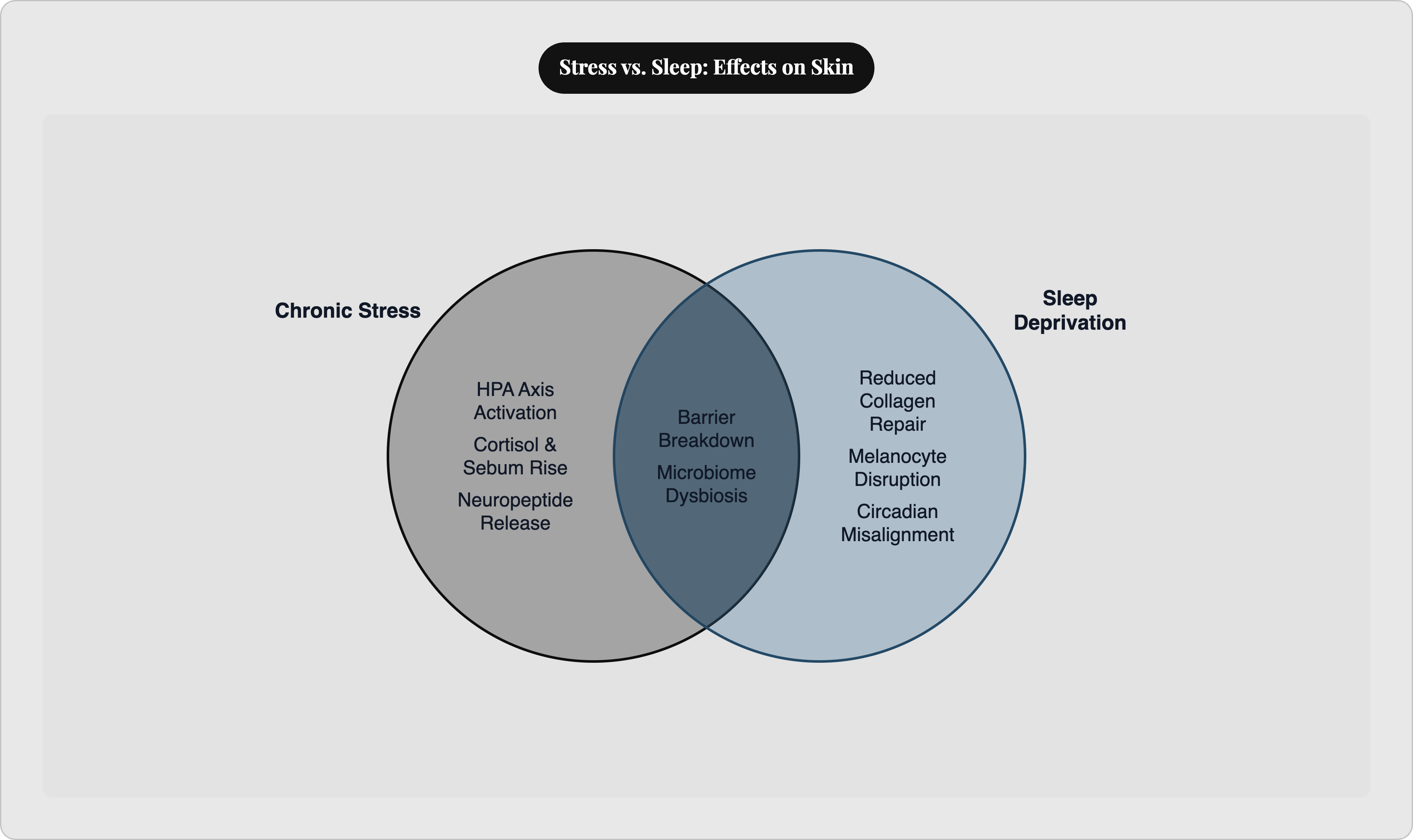Stress vs. Sleep: Effects on Skin