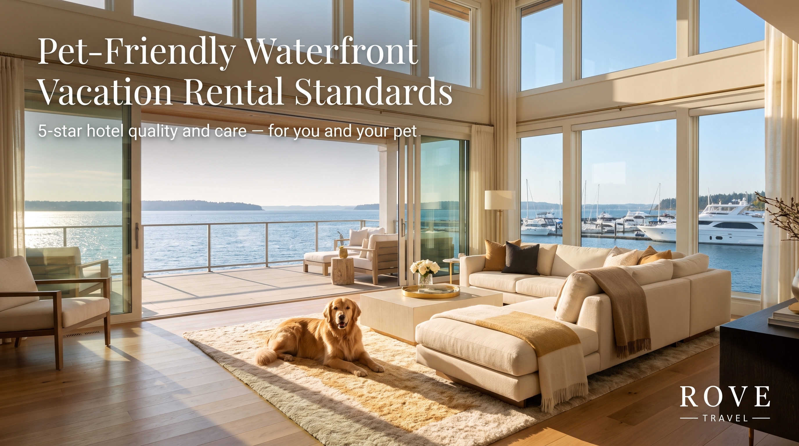 Cover illustration for “Pet Friendly Waterfront Vacation Rental Standards”
