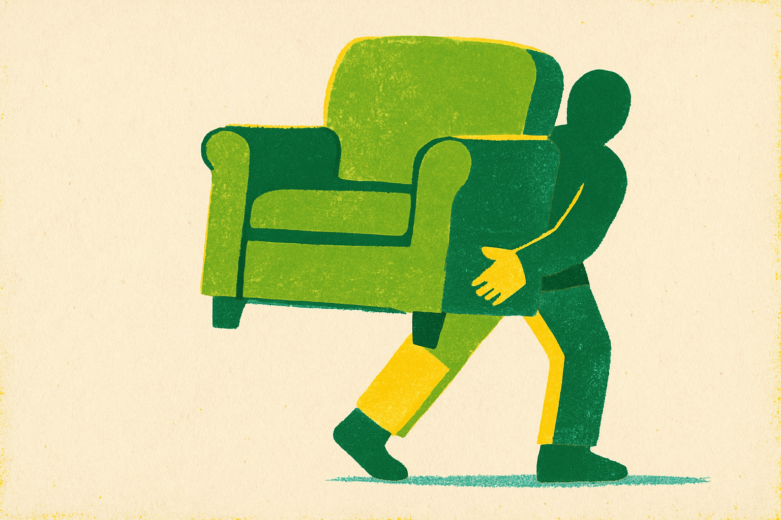 Cover illustration for “Who Buys Used Furniture Near You”