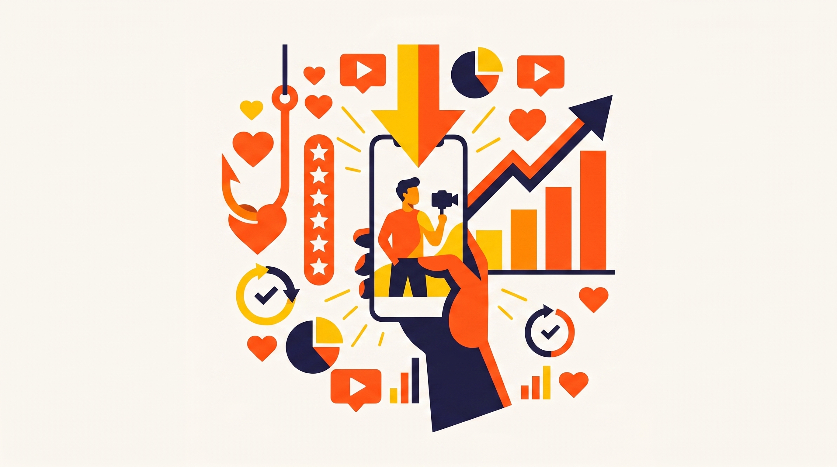 Cover illustration for “UGC Hooks That Drive App Installs on TikTok and Instagram”