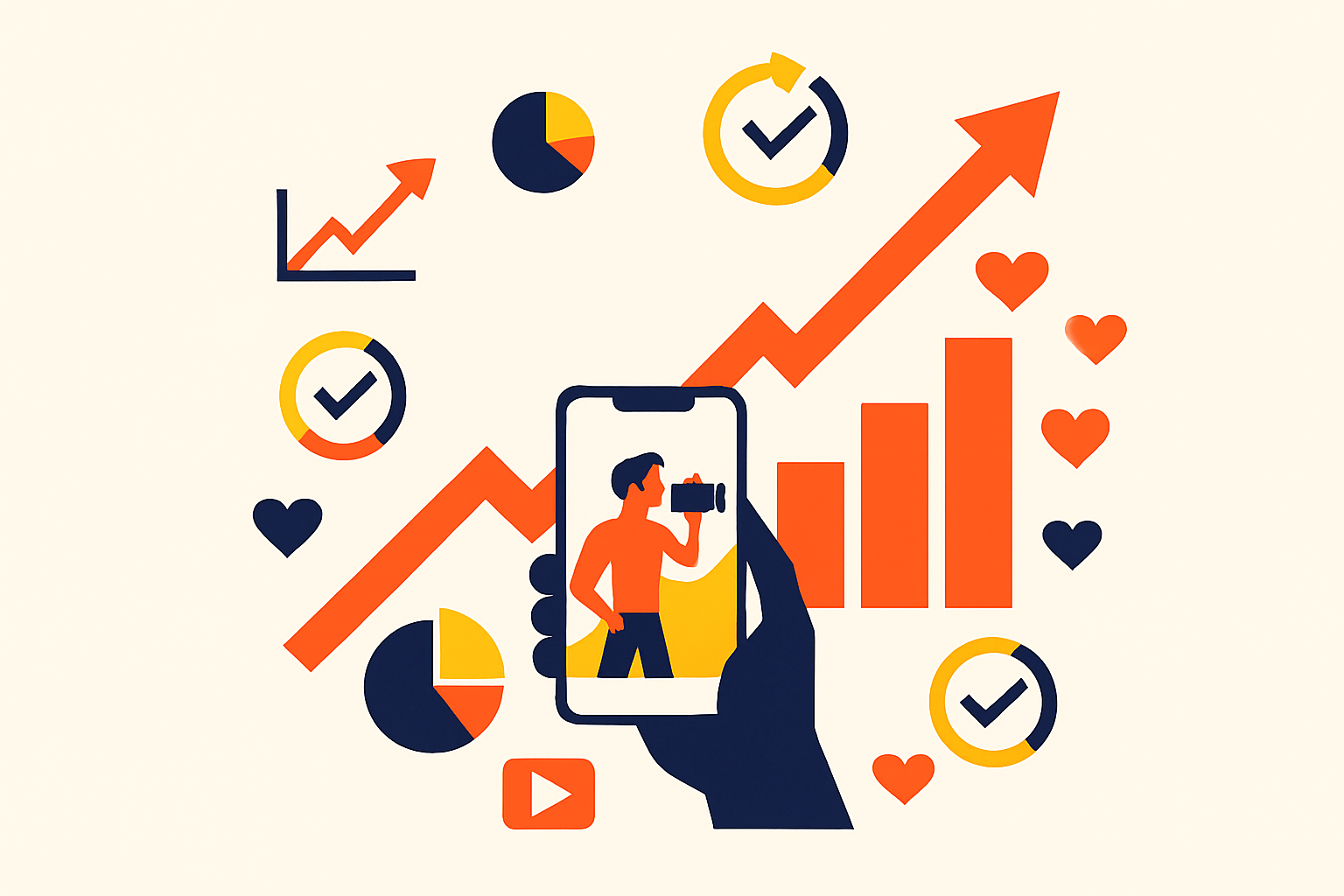 Cover illustration for “UGC Content Velocity Benchmarks by Channel”