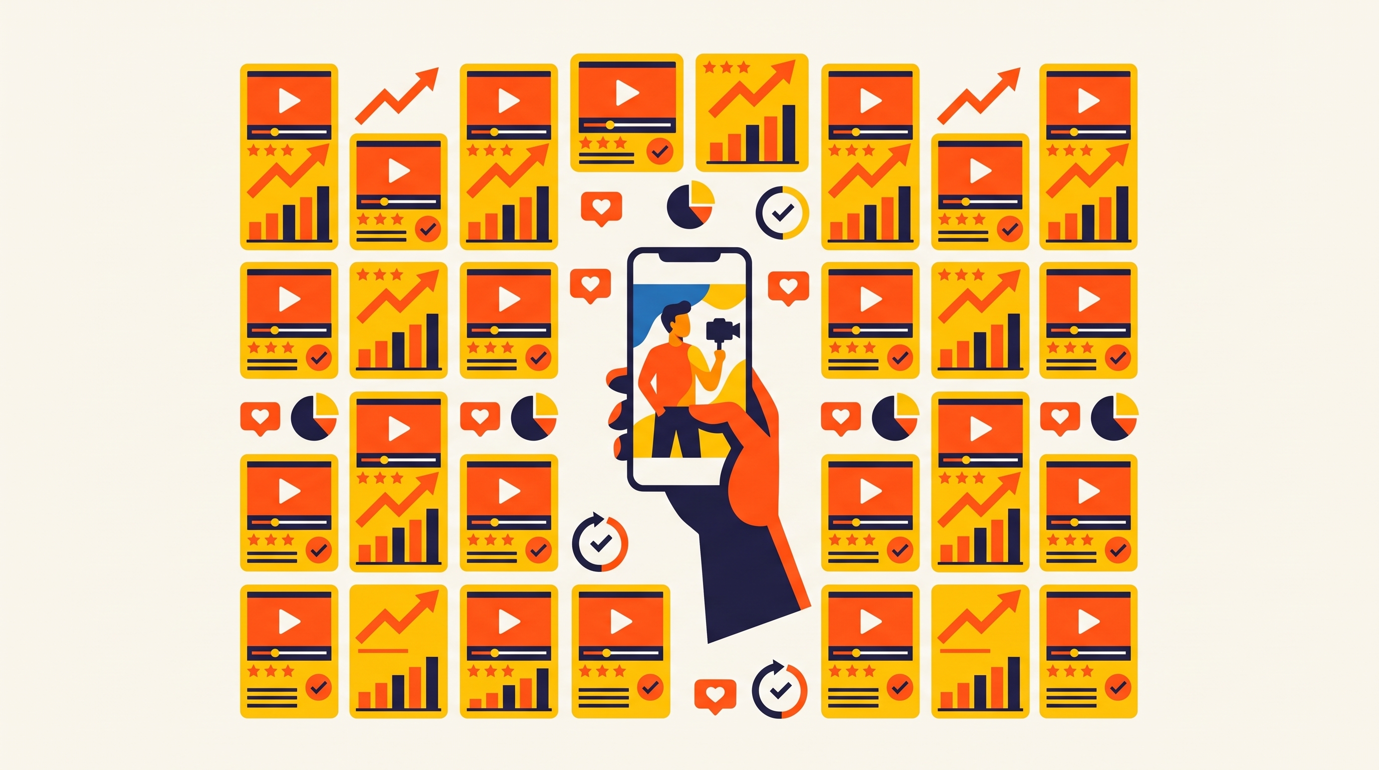 Cover illustration for “Managing Creator Output Consistency at Scale”