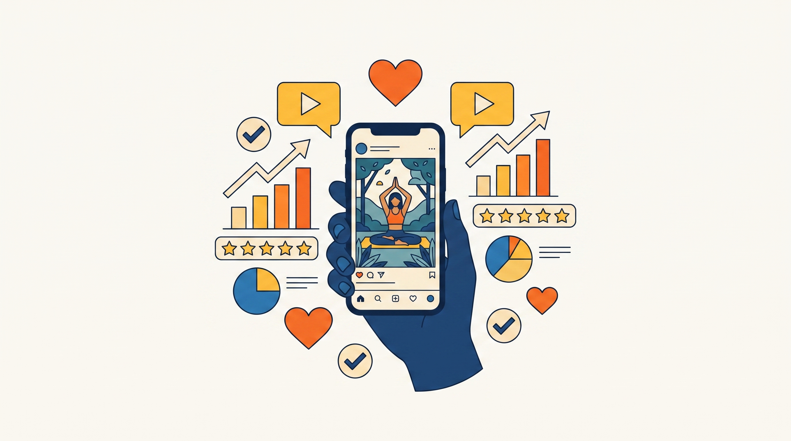 Cover illustration for “UGC Strategy for Consumer Wellness Apps on TikTok”