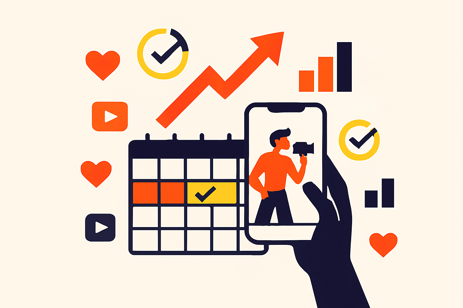 Cover illustration for “UGC Content Calendars for High-Frequency Brands”