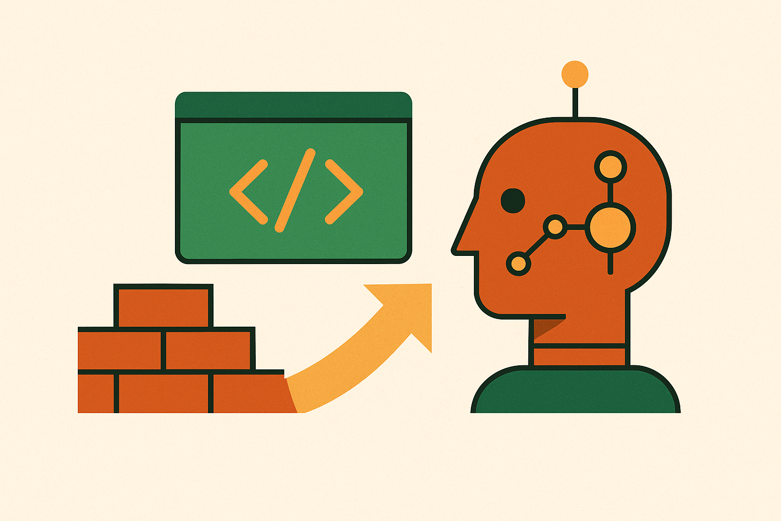 Cover illustration for “AI-Assisted Refactoring of Inherited Technical Debt”