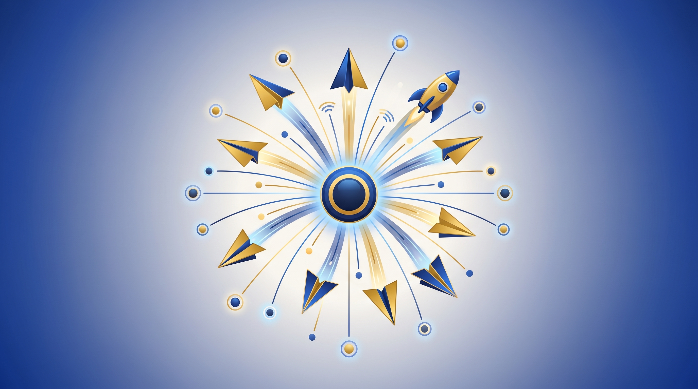 Cover illustration for “Best Sales Engagement Platforms for Startup Outbound”