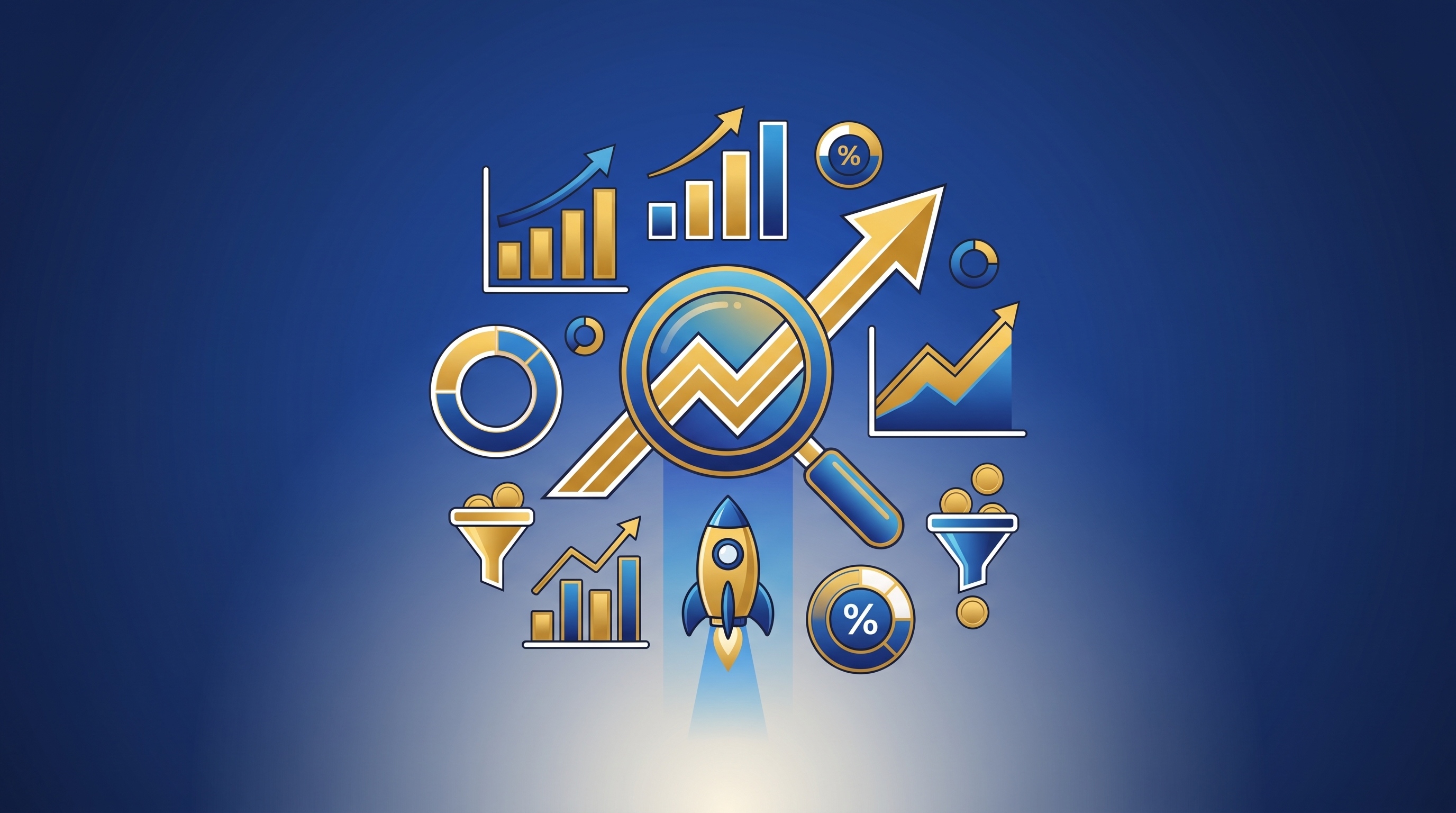 Cover illustration for “Key Marketing Metrics Investors Look for in a Startup”