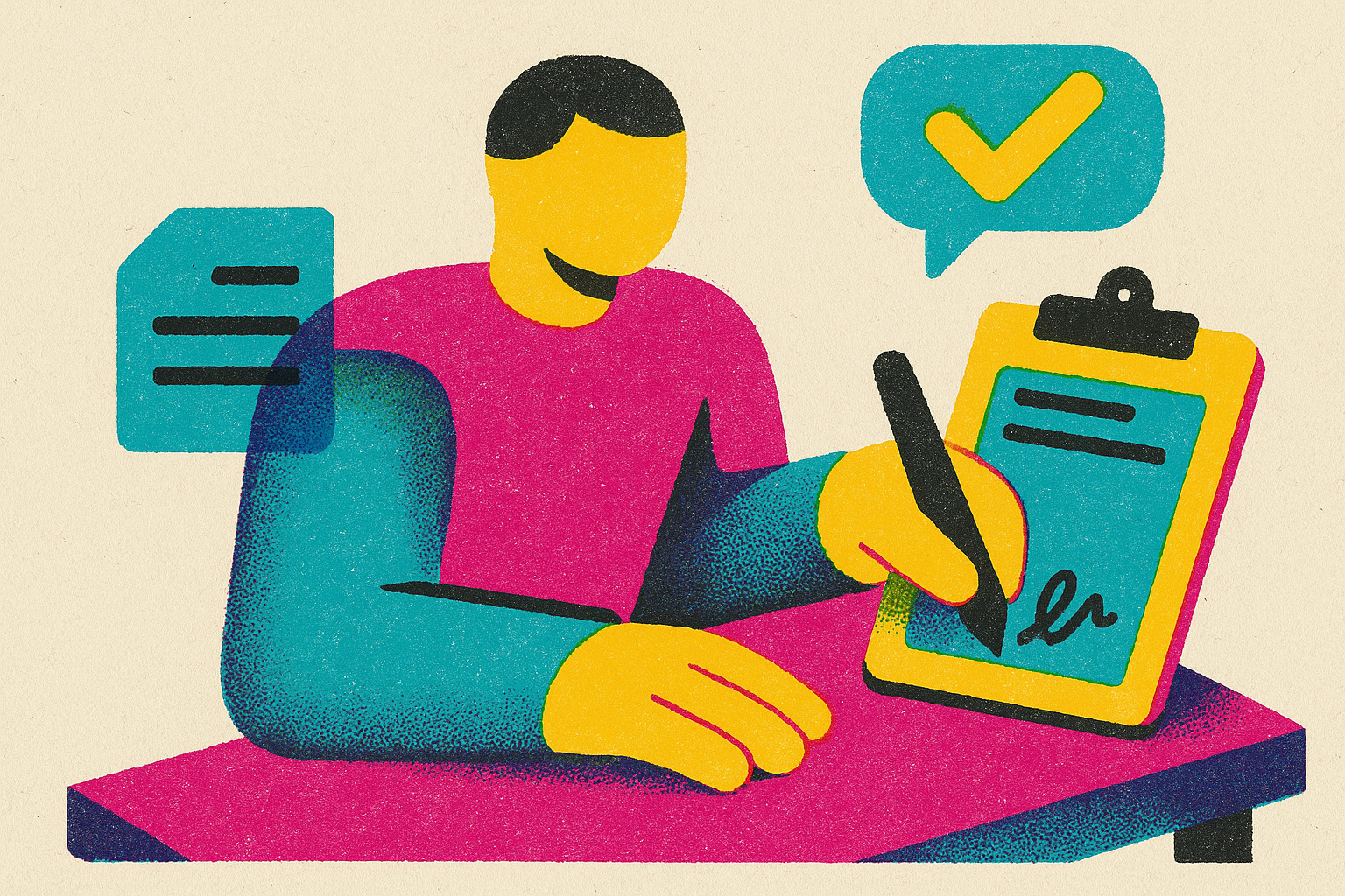 Cover illustration for “Creator Contract Management and E-Signature Workflows”