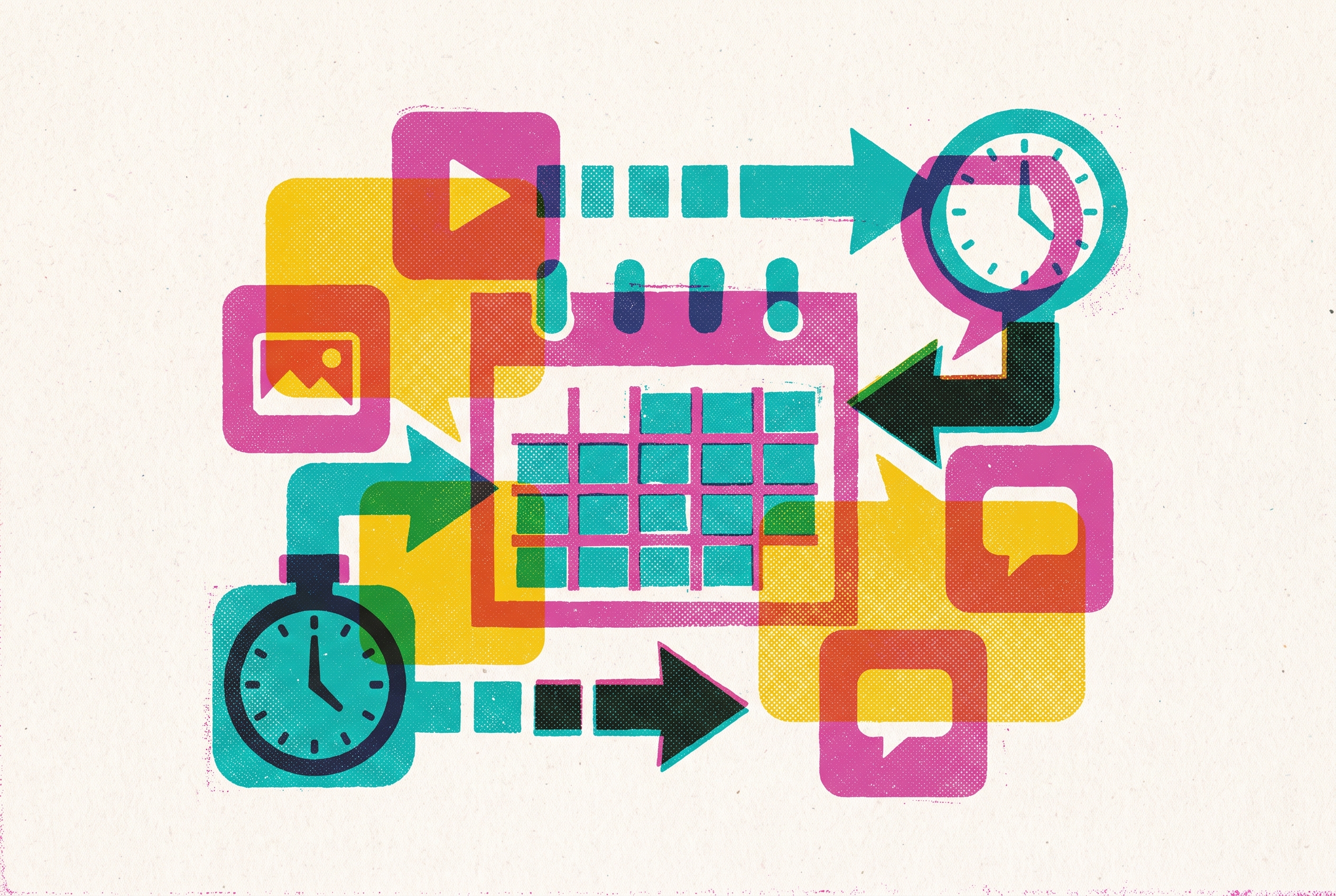 Cover illustration for “Content Scheduling Tools Built for Multi-Platform Creators”