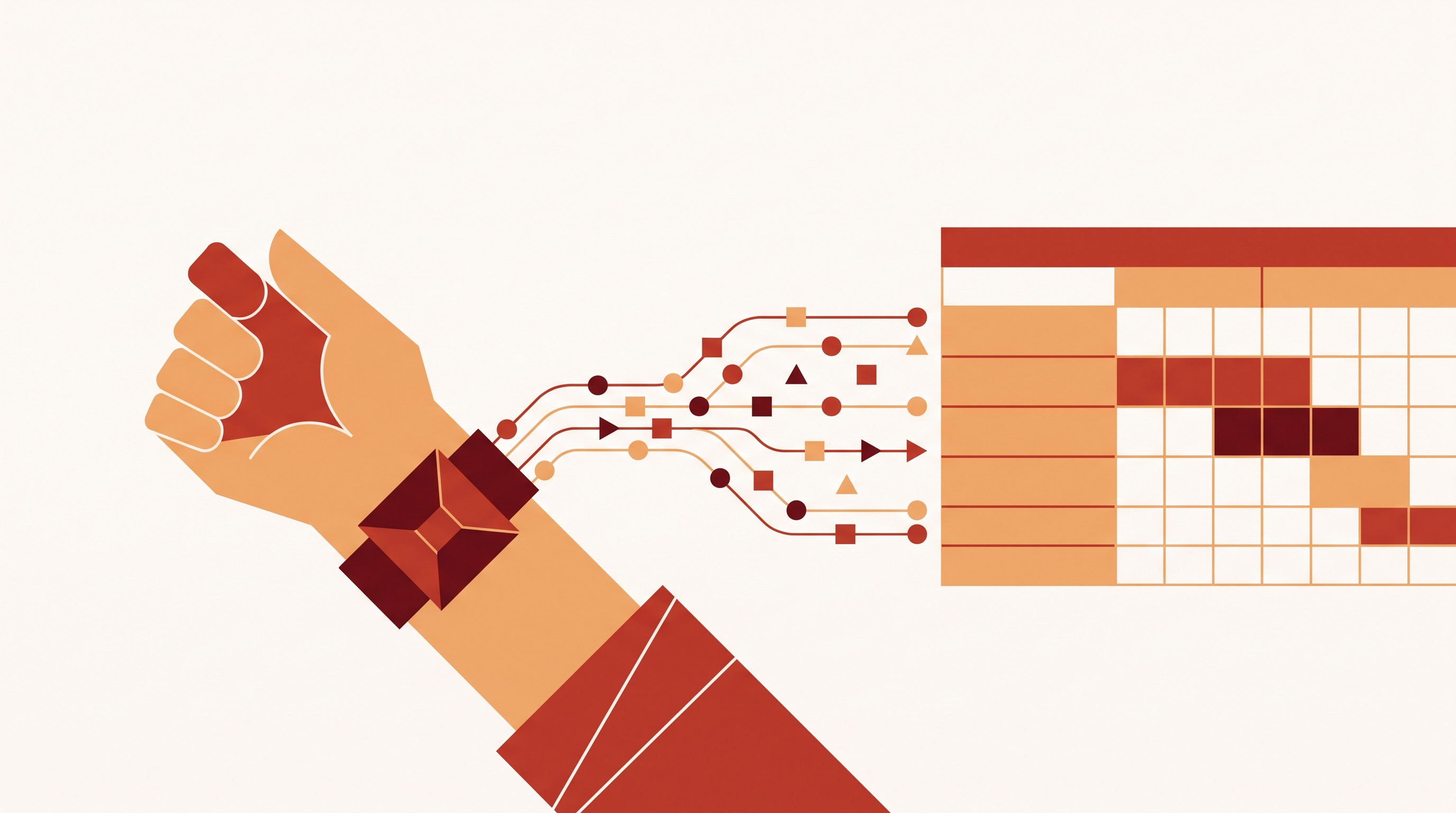 Cover illustration for “Wearable Health Sensors in Clinical Trial Data Collection”