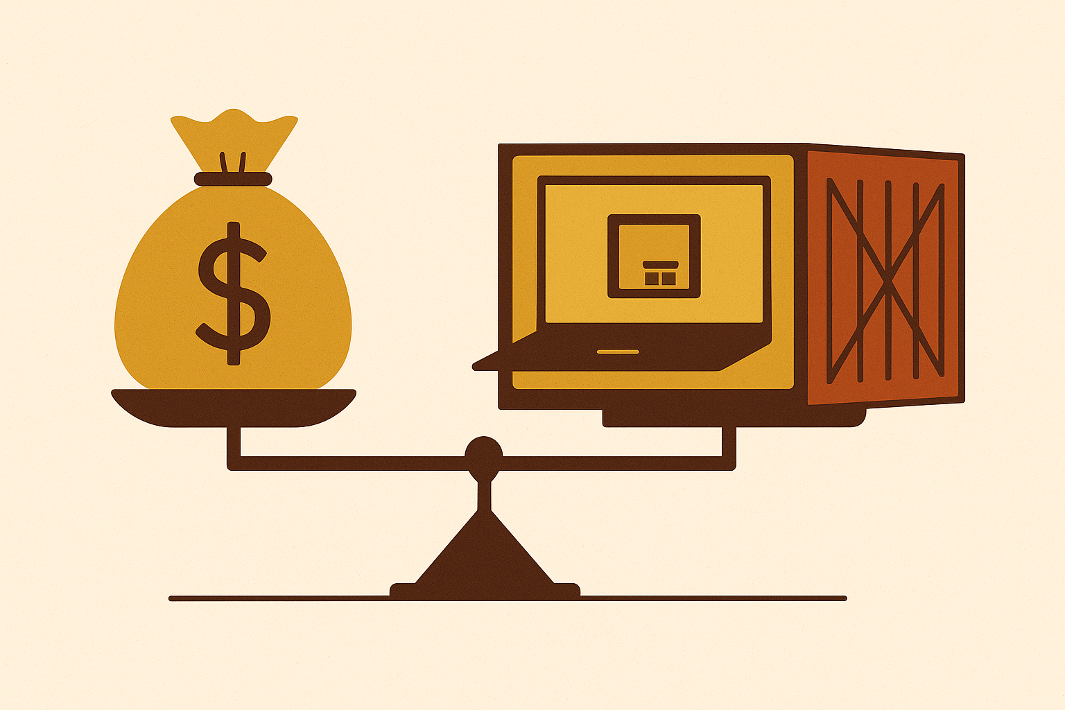 Cover illustration for “Digital Freight Forwarder vs Traditional Forwarder Cost Comparison”