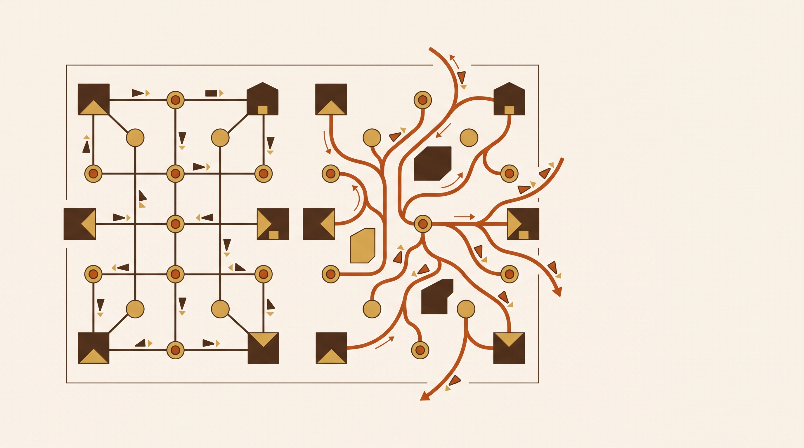 Cover illustration for “Dynamic Routing vs Static Route Planning in Distribution Networks”