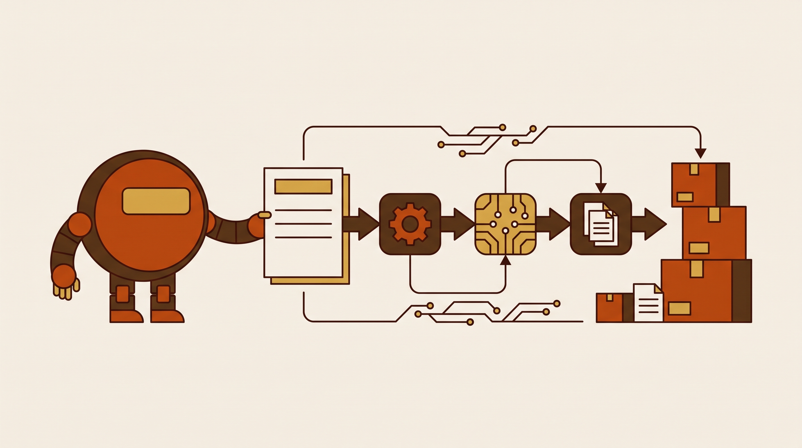 Cover illustration for “AI Agents for Automated Purchase Order Generation”