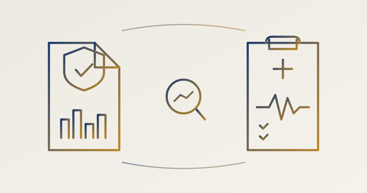 Cover illustration for “Compliance Monitoring Examples in Financial Services and Healthcare”