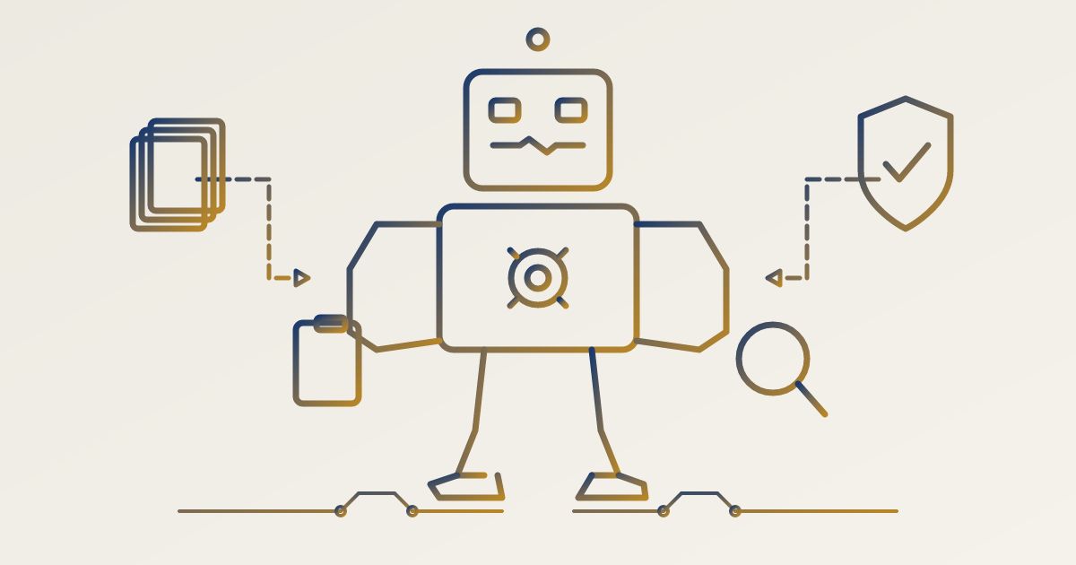 Cover illustration for “Robotic Process Automation in Compliance Operations”