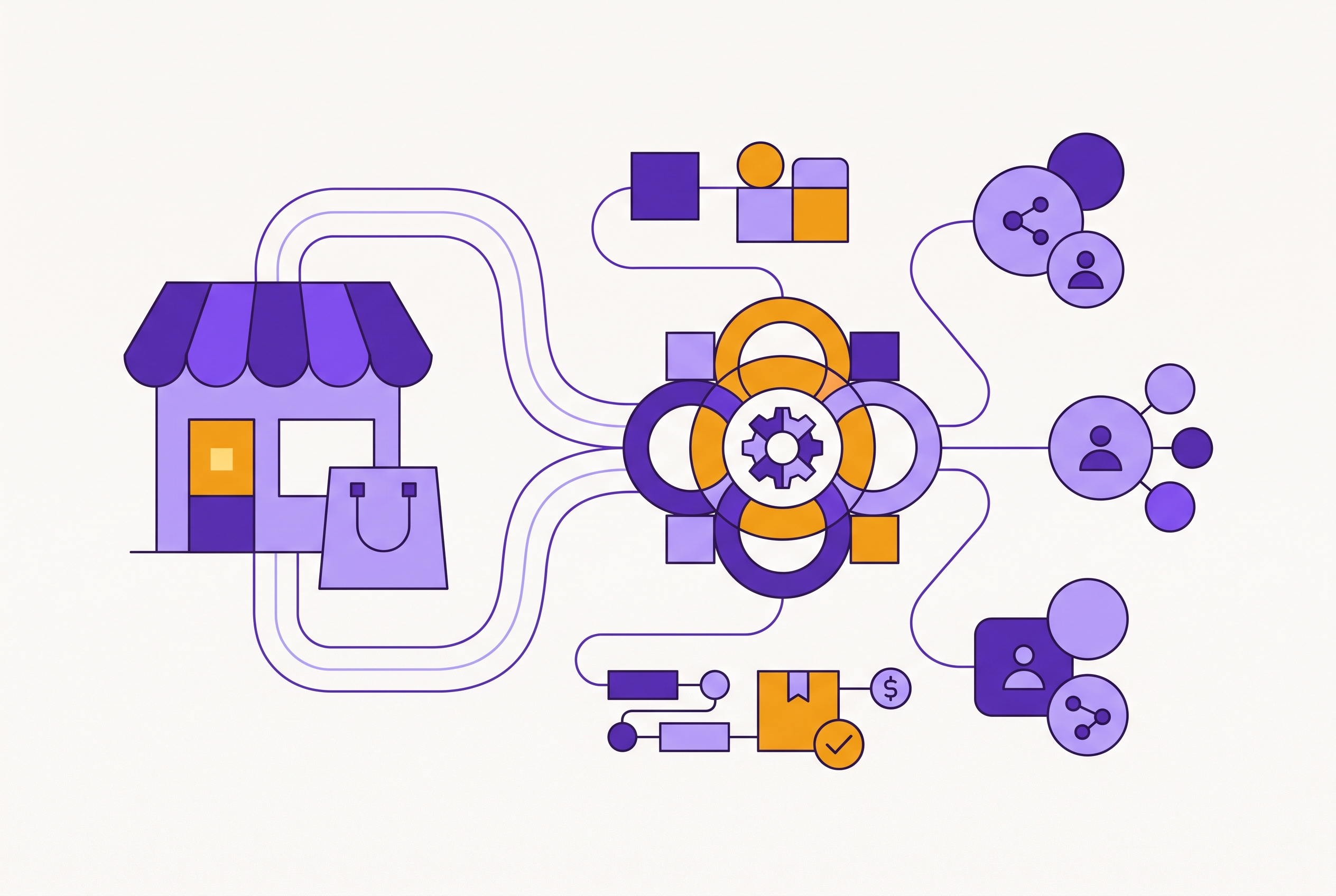 Cover illustration for “E-commerce CRM Features for Direct-to-Consumer Brands”