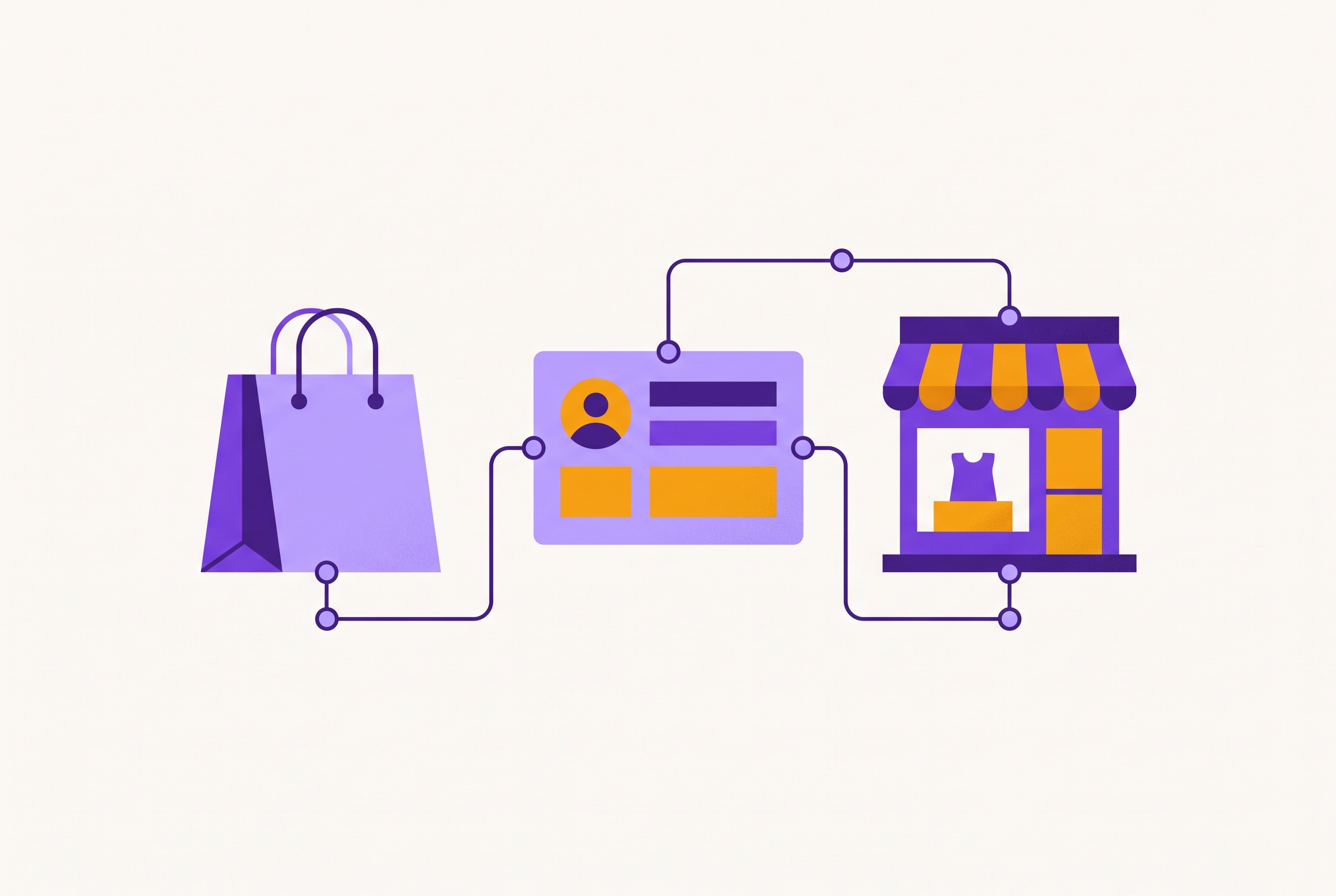 Cover illustration for “E-commerce CRM Integrations With Shopify and WooCommerce”