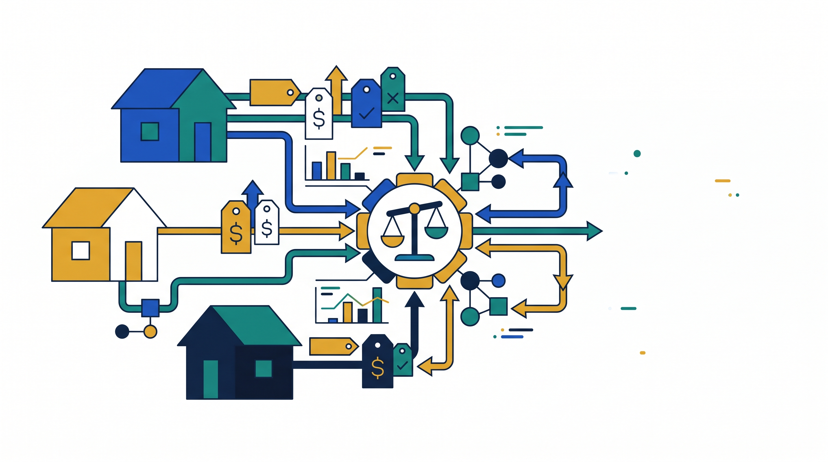 Cover illustration for “iBuyer Platforms and Instant Offer Marketplaces Compared”