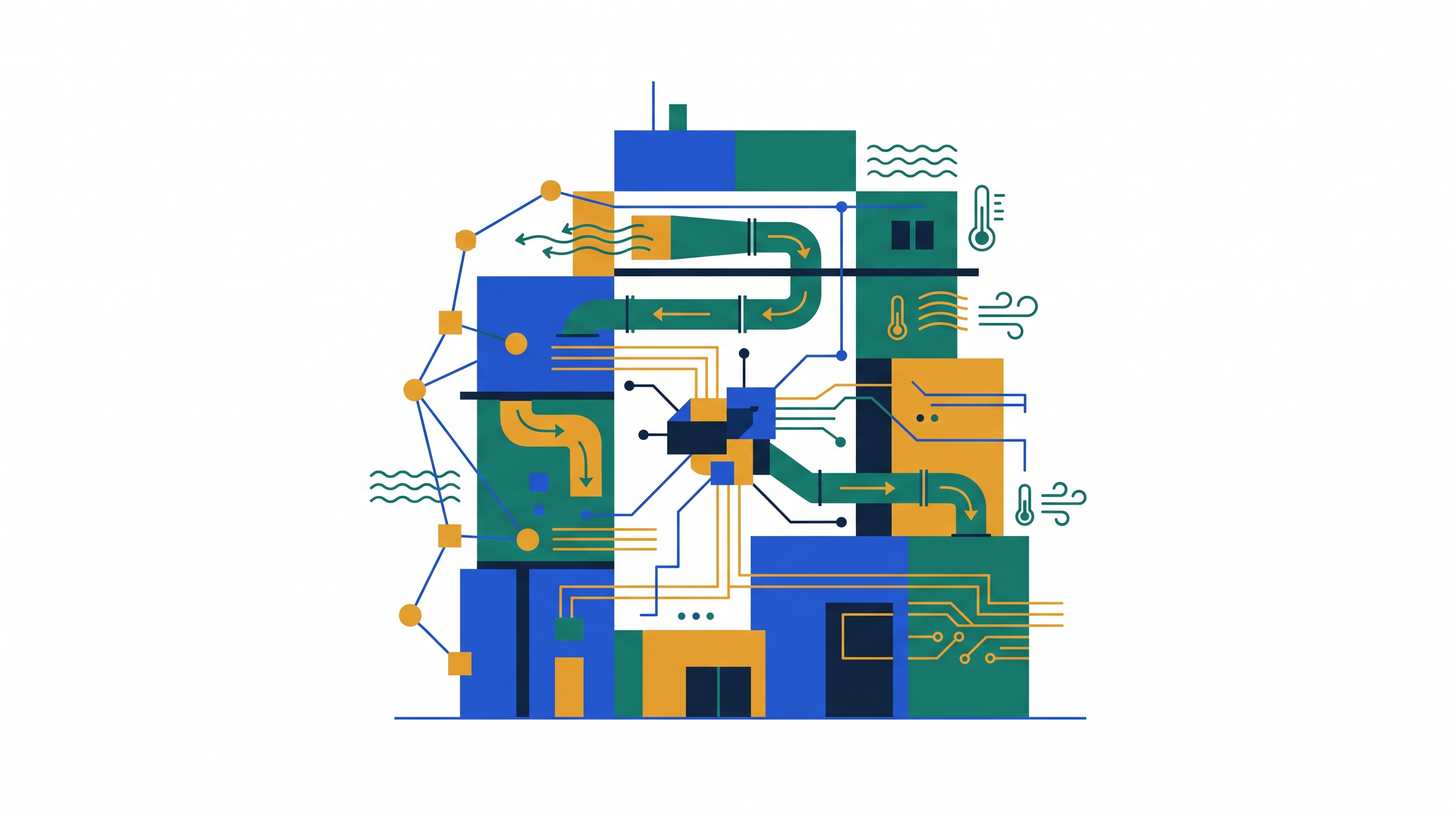 Cover illustration for “Commercial Building Management Systems Explained”