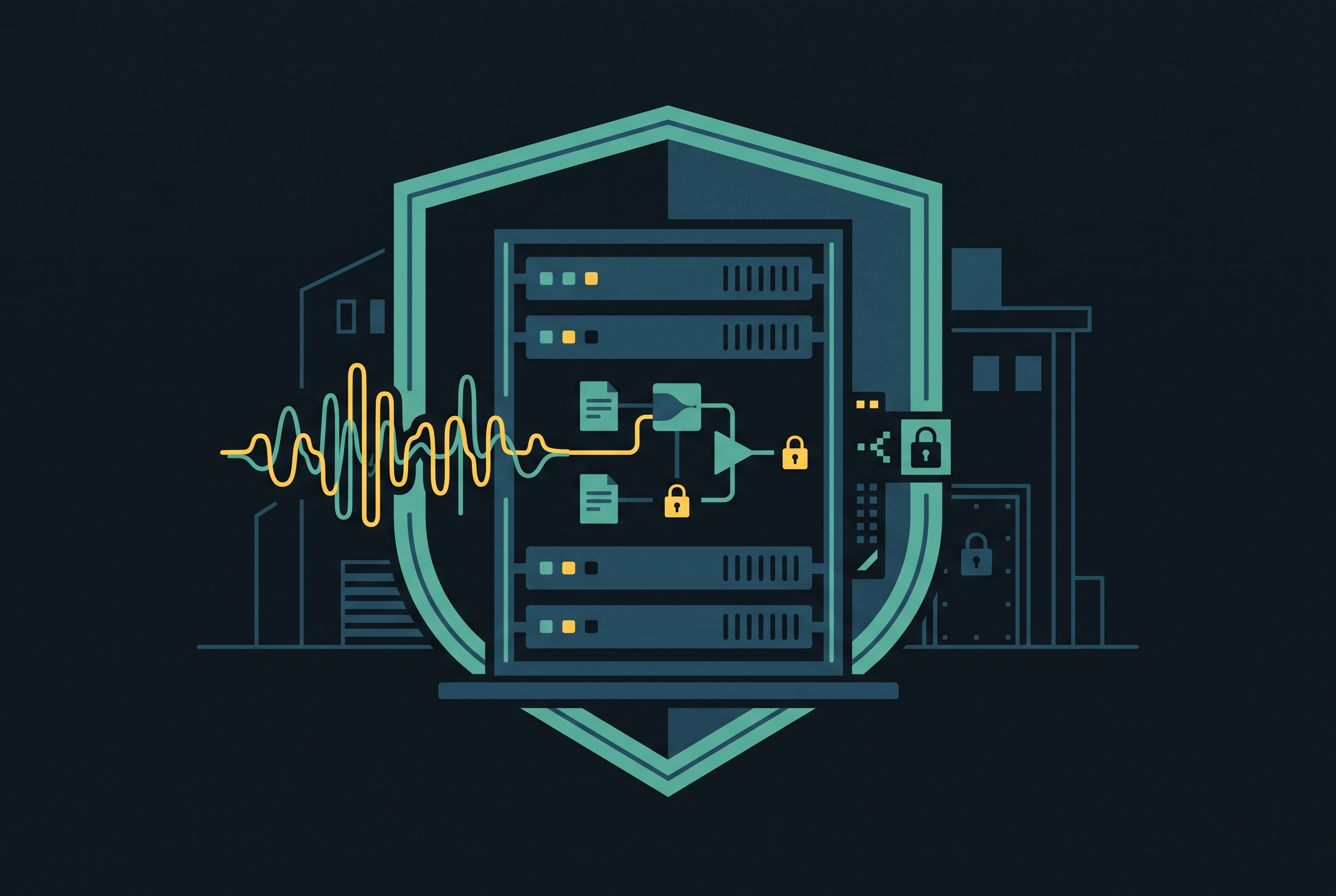 Cover illustration for “On-Premise Transcription Deployment for Regulated Industries”