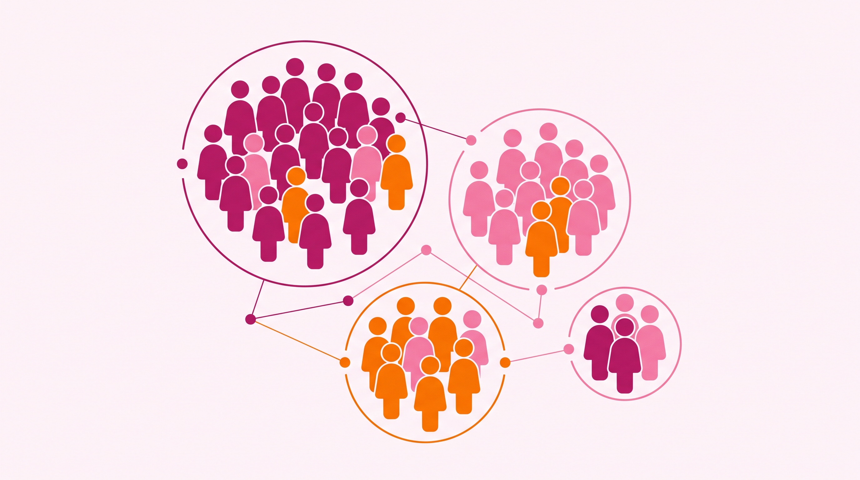 Cover illustration for “Market Segmentation Examples in FemTech Campaigns”