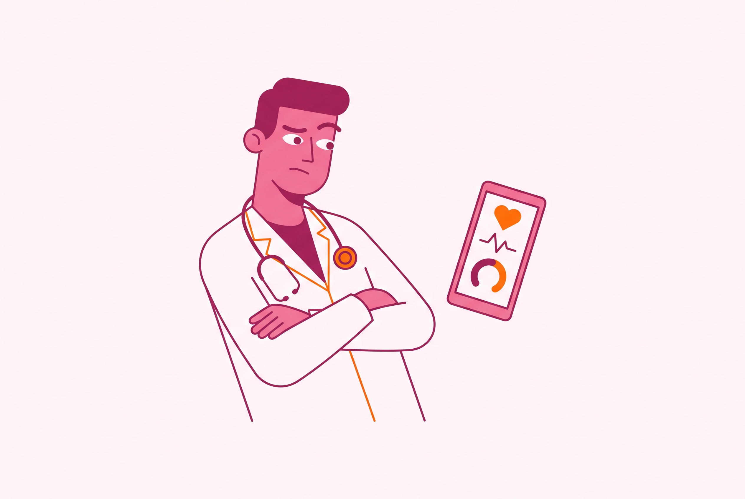 Cover illustration for “Physician Skepticism Toward FemTech and Its Marketing Implications”