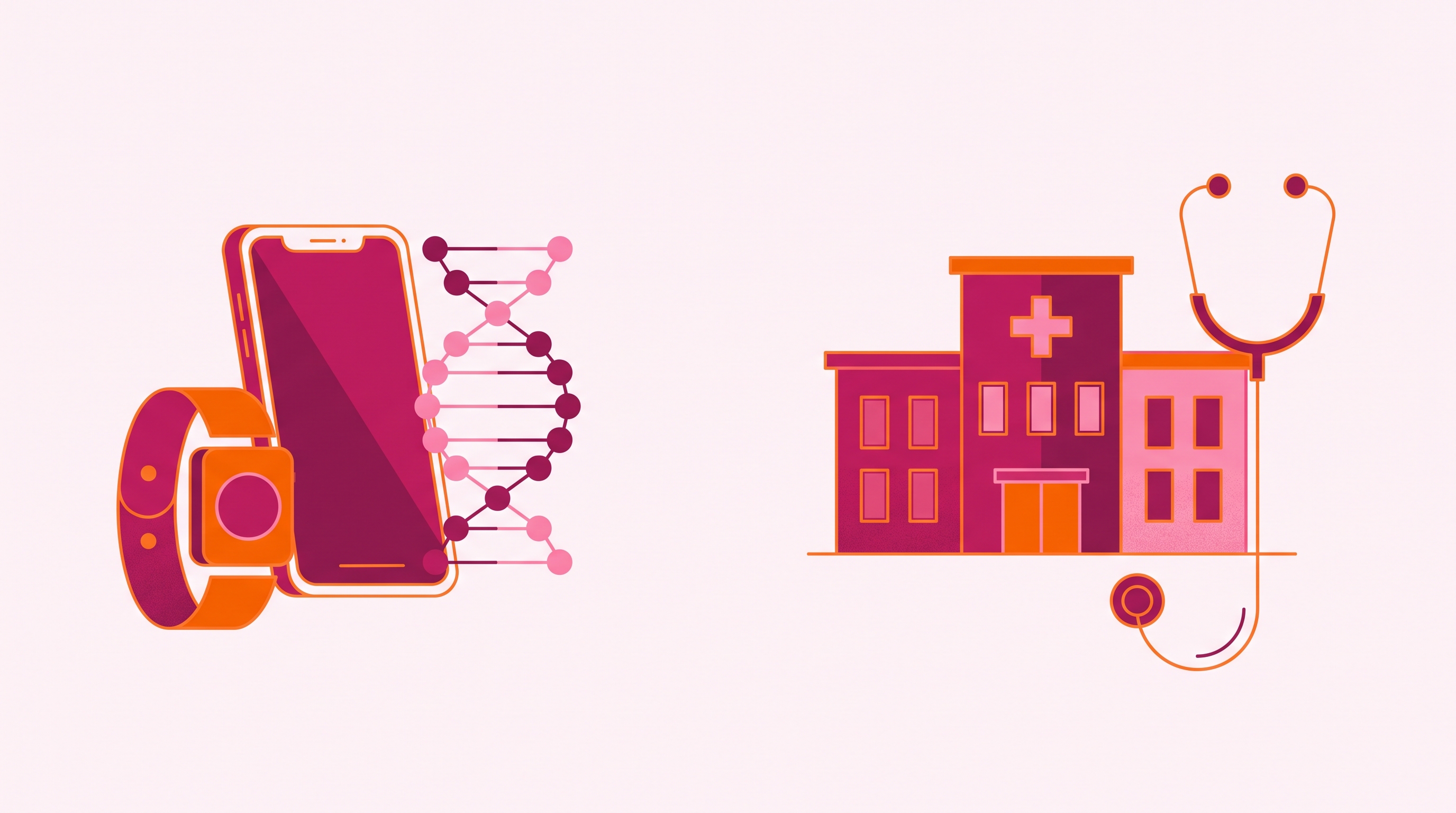 Cover illustration for “Fertility Tech Startups Competing with Traditional Clinics”