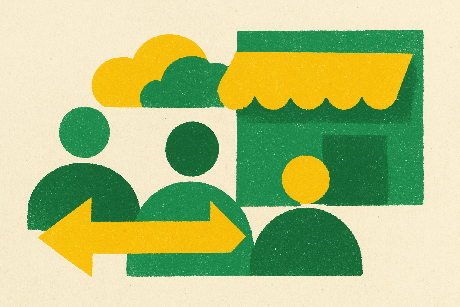 Cover illustration for “Horizontal Marketplace Business Model Fundamentals”