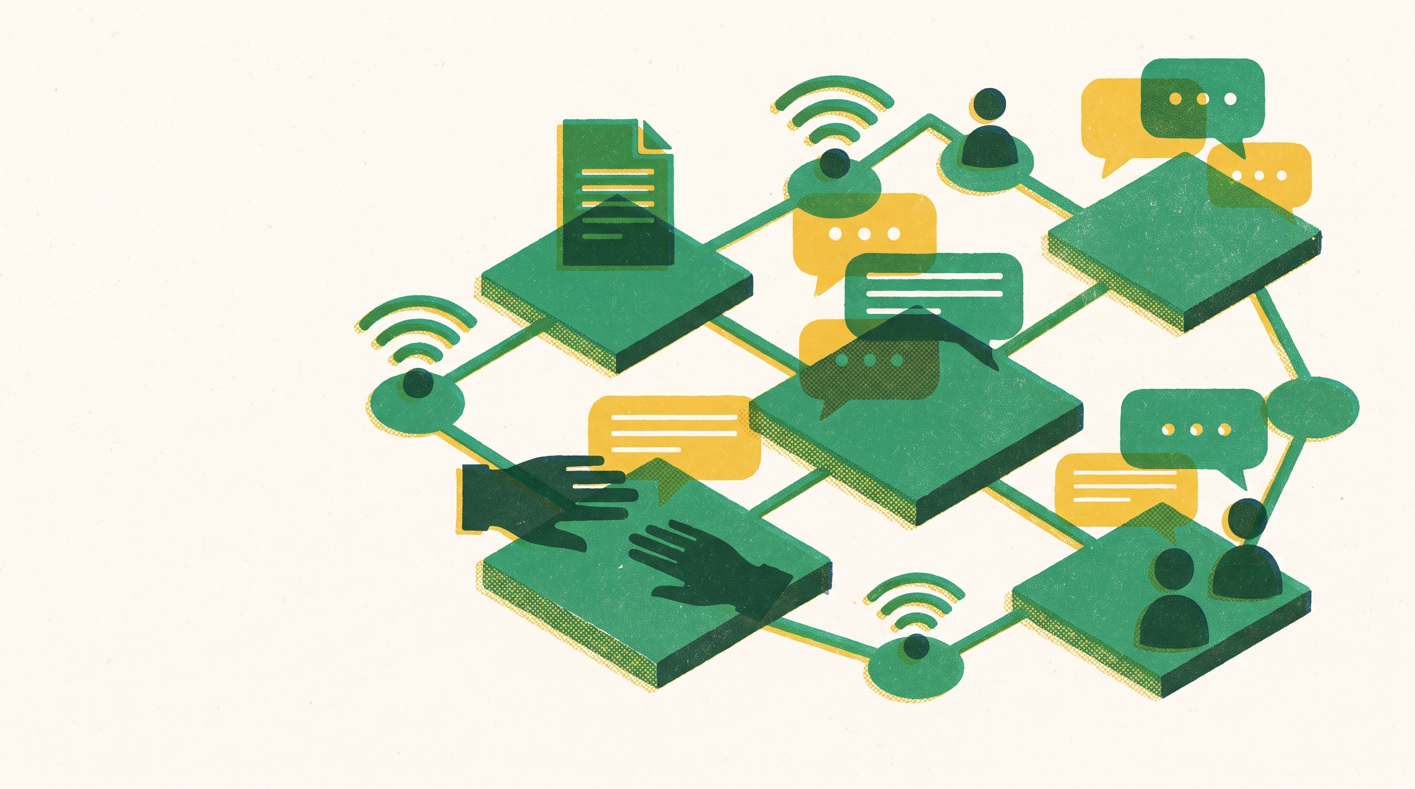 Cover illustration for “Content Marketing for B2B SaaS Marketplaces”