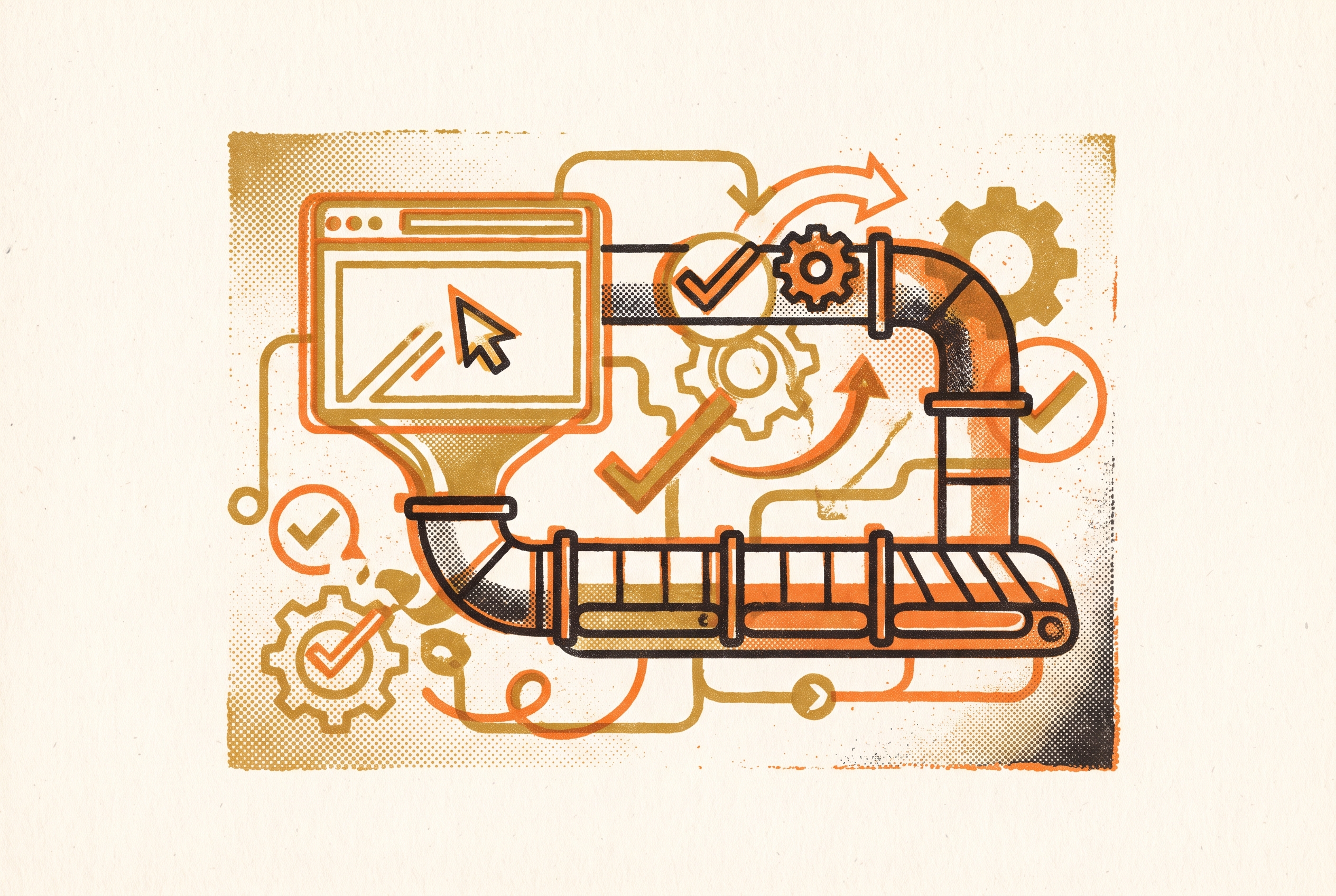 Cover illustration for “Browser Automation Testing in CI/CD Pipelines”