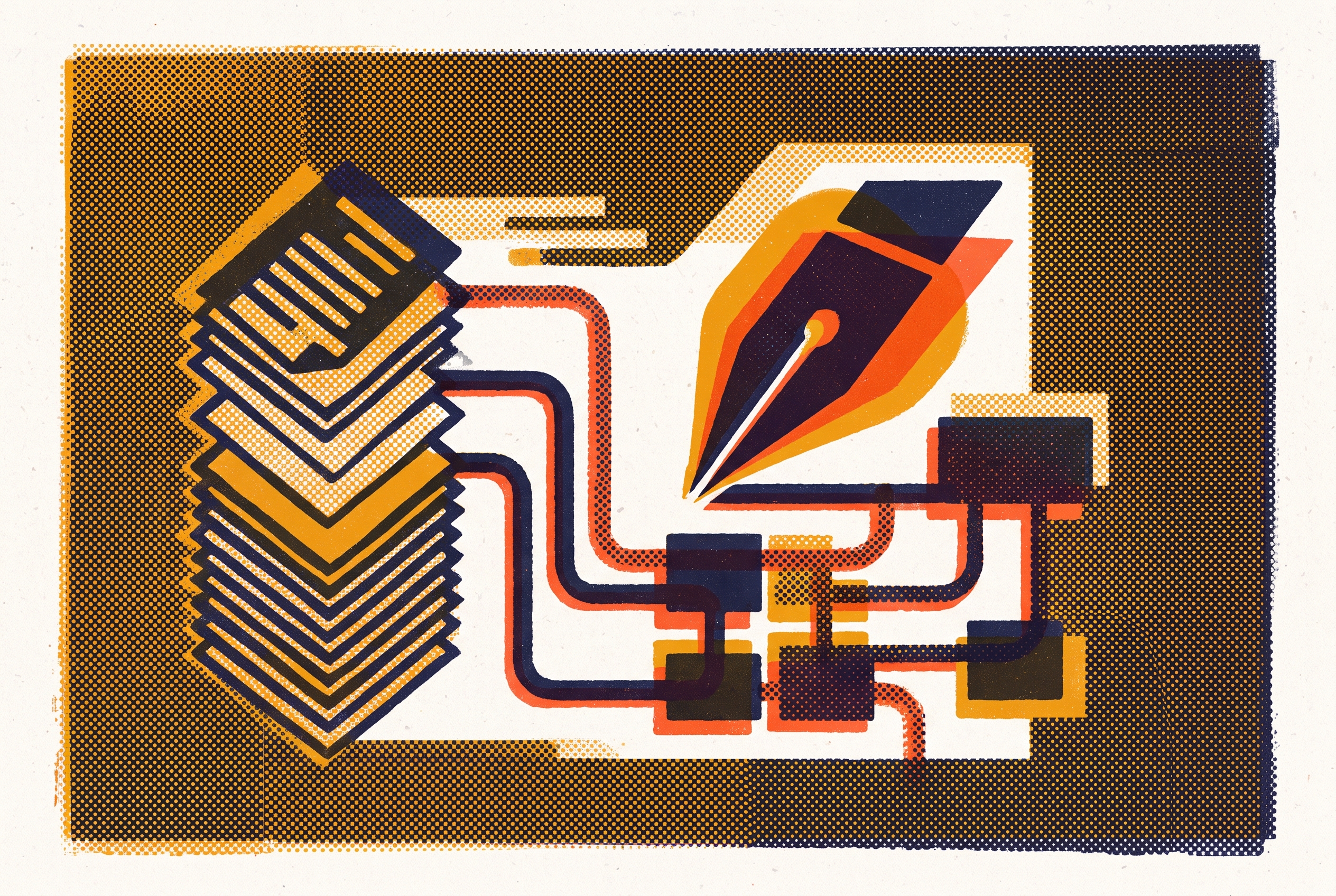 Cover illustration for “Structured Data and Context Documents for AI Writing Quality”