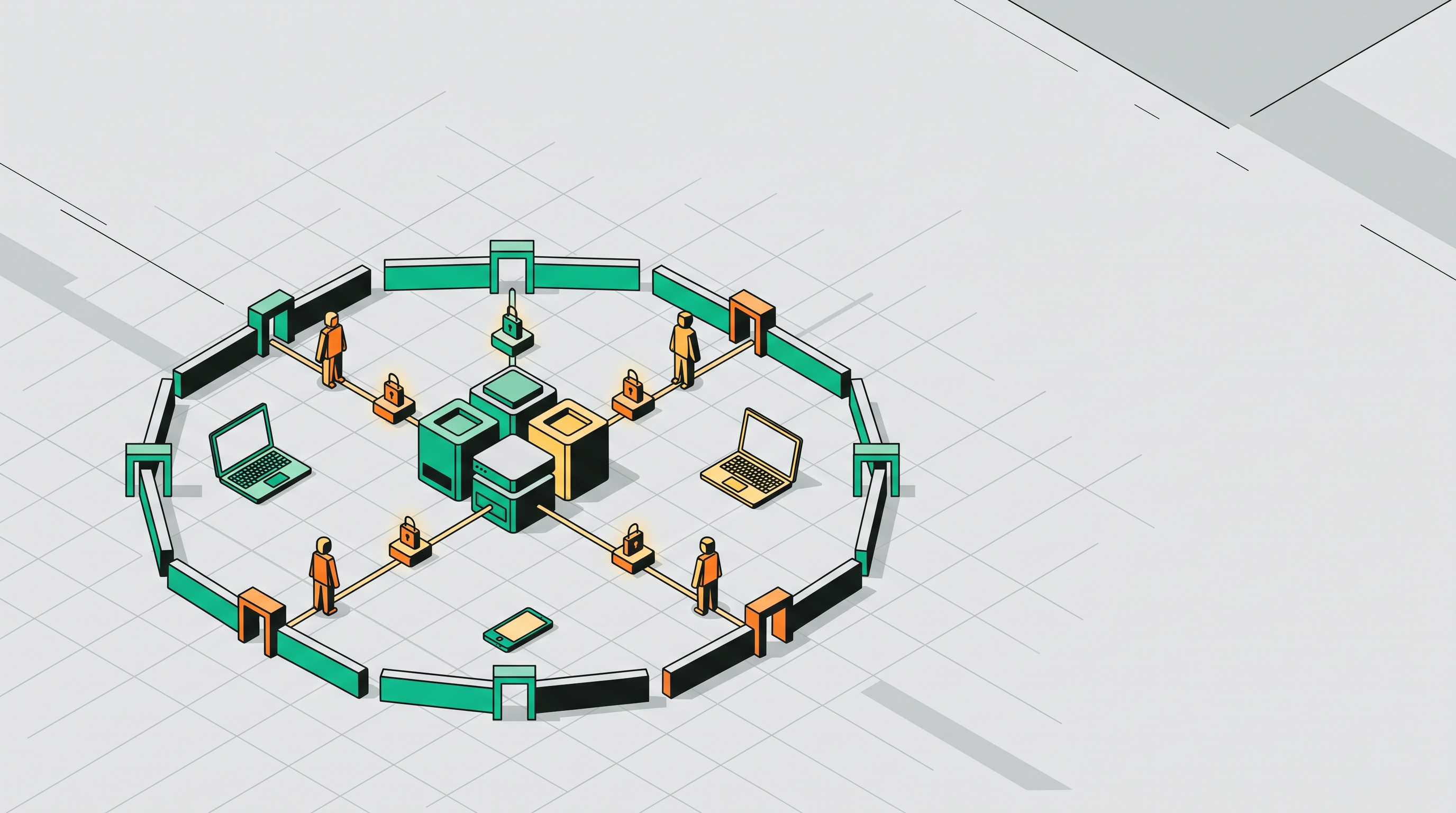 Cover illustration for “Zero Trust Architecture for Teams Under 50 People”