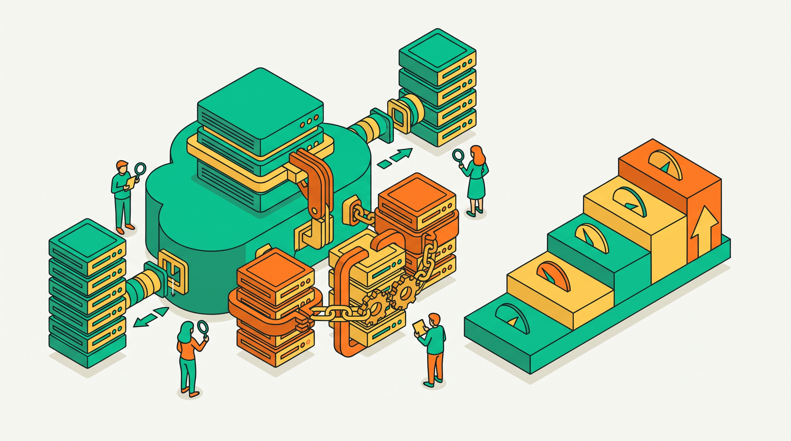 Cover illustration for “Multi-Cloud Vendor Lock-In Risk Assessment for Platform Teams”