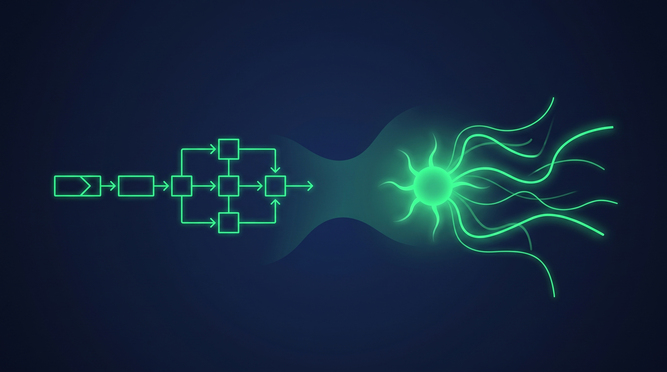 Cover illustration for “Agentic Workflow vs Agentic AI Distinctions”