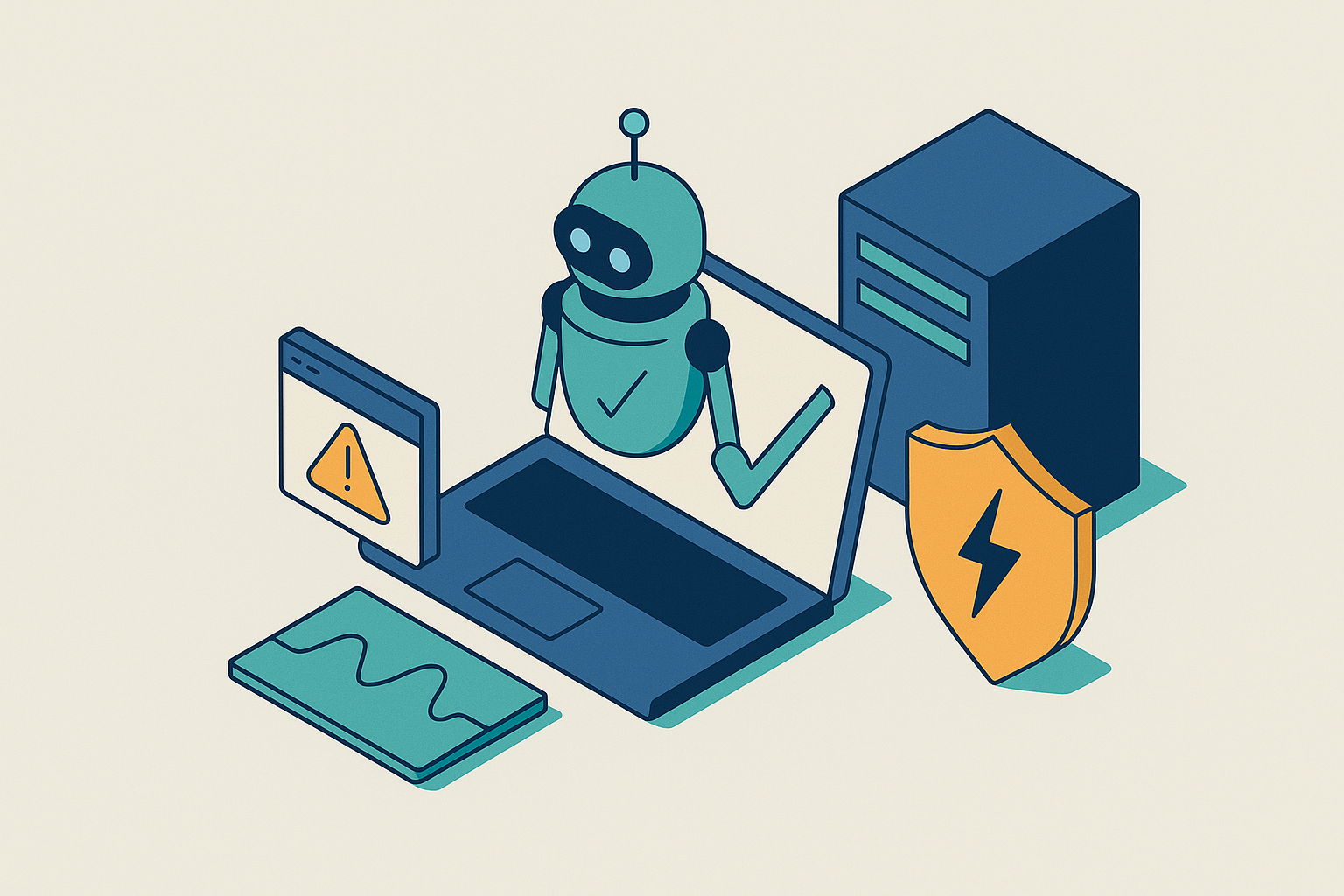 Cover illustration for “Autonomous Web Agent Reliability and Error Recovery”