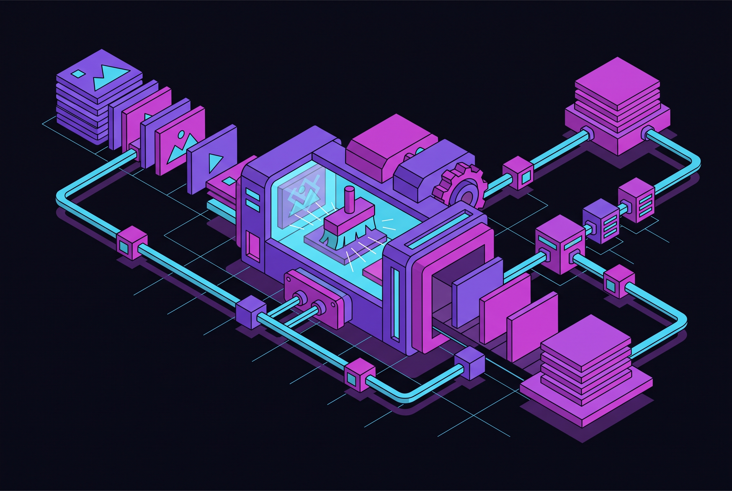 Cover illustration for “Integrating AI Watermark Removal Into Existing Content Pipelines”