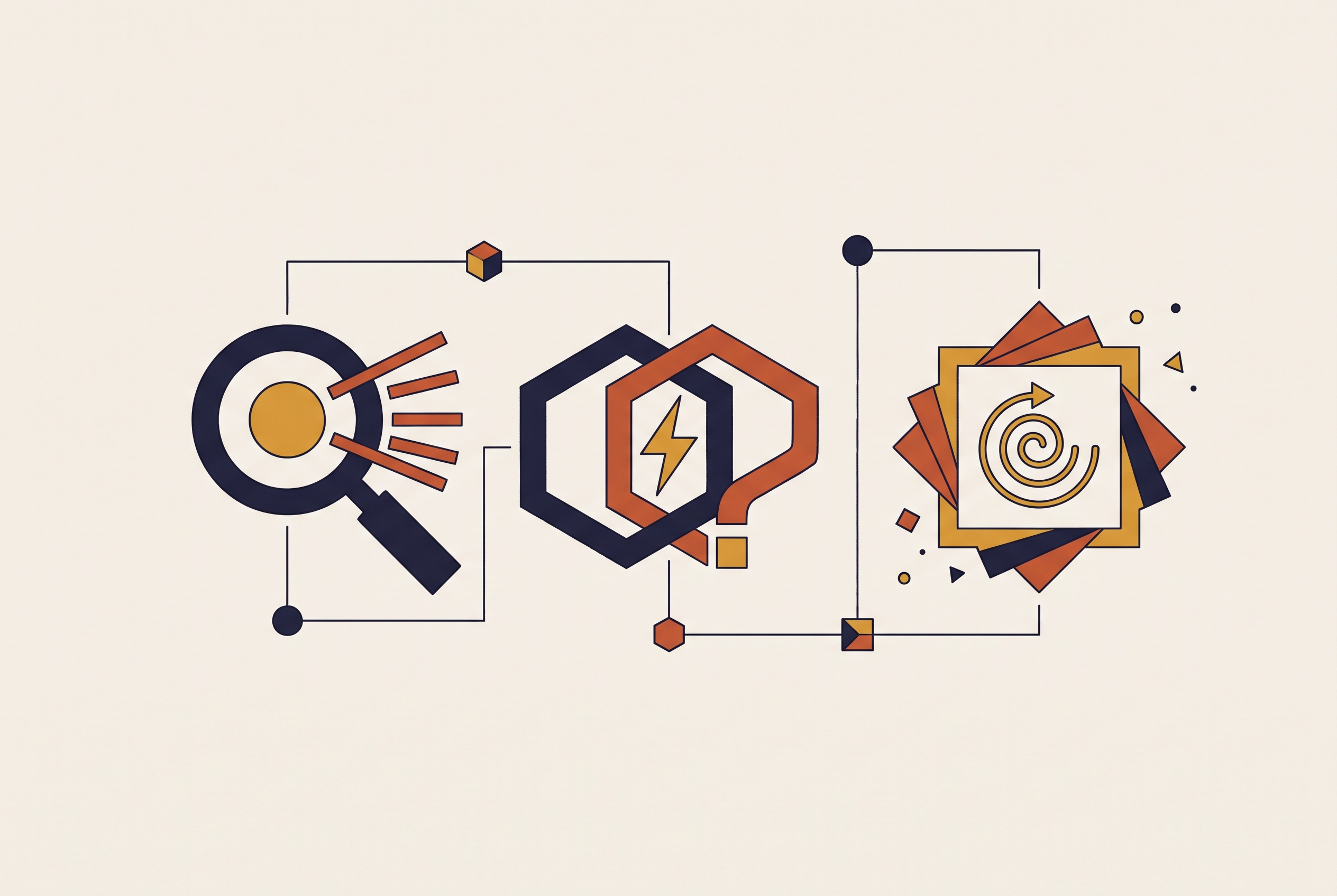 Cover illustration for “AEO vs SEO vs GEO Explained”