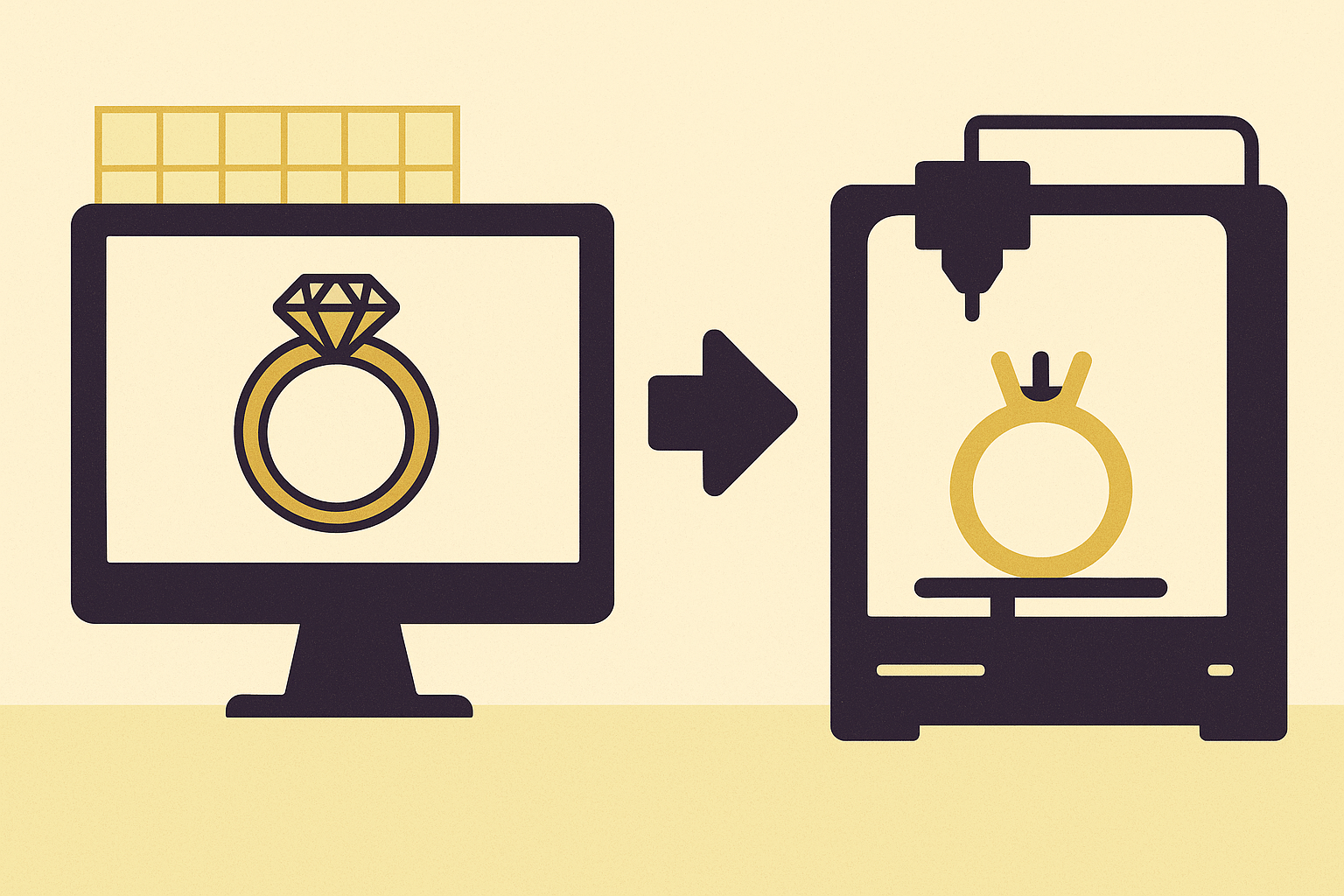 Cover illustration for “How a Customer's Ring Configuration Becomes a File the Casting House Can Use”