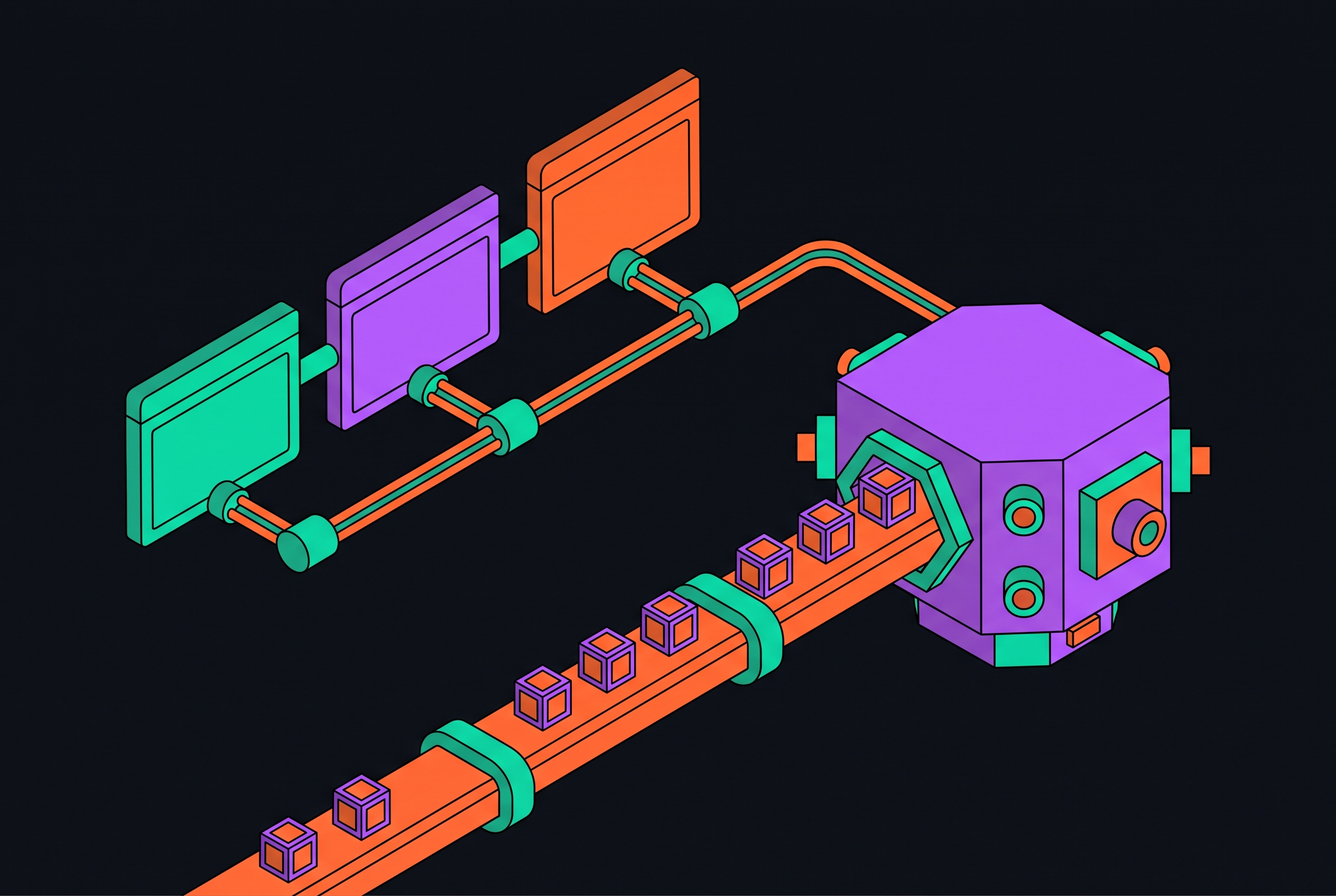 Cover illustration for “Piping Visitor Page-View Sequences Into an N8n AI Agent Node”