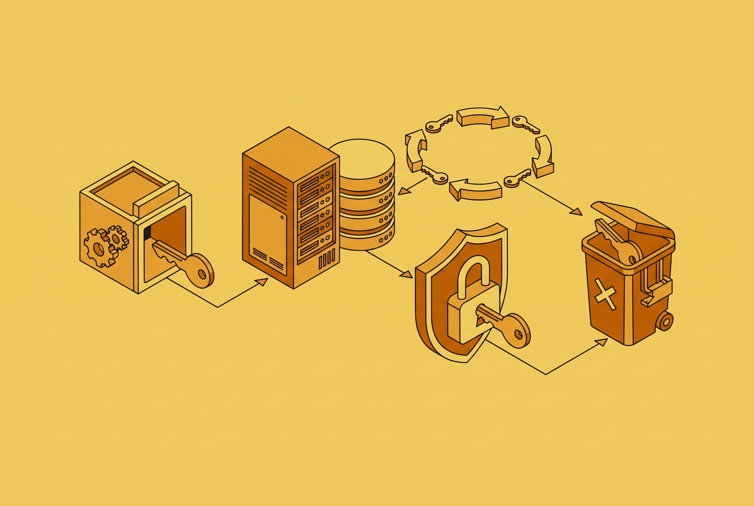 Cover illustration for “API Key Lifecycle Management in Production Systems”