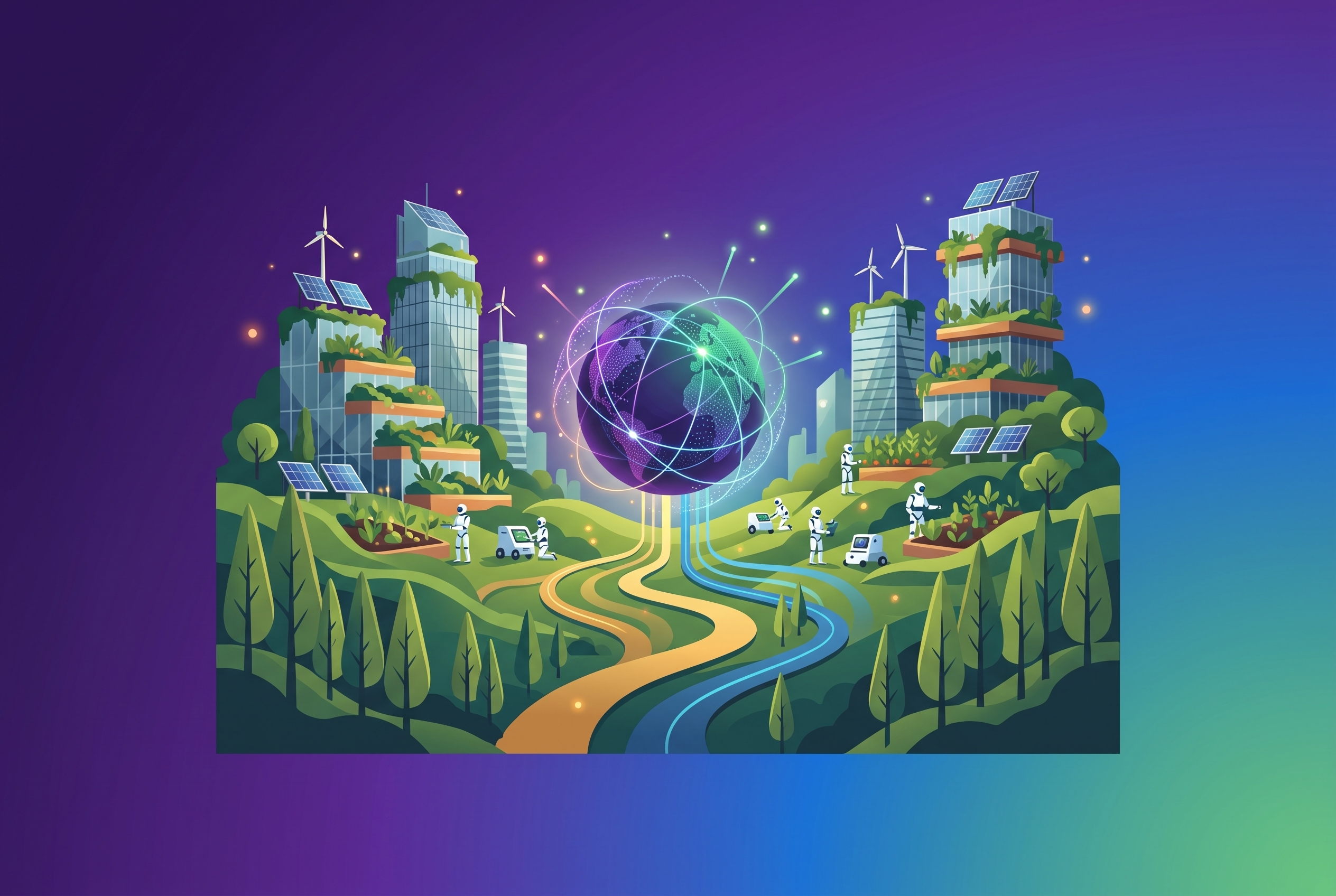 Cover illustration for “Generative AI Private Equity Deal Flow and Value Creation”