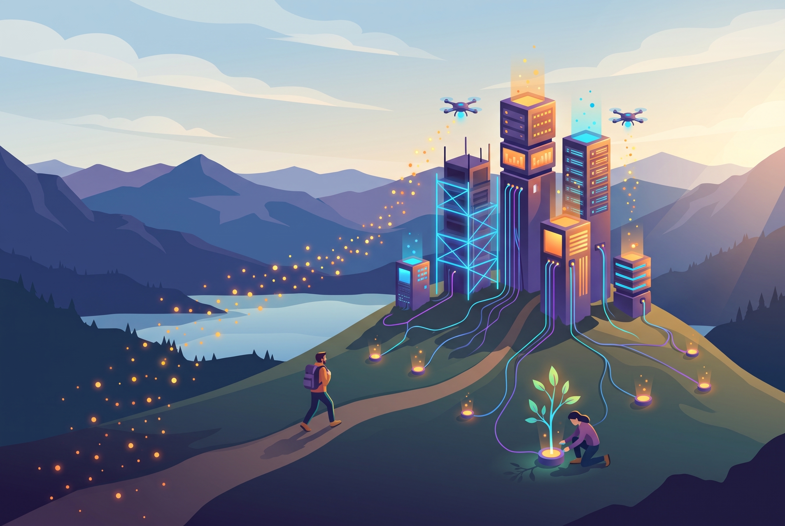 Cover illustration for “AI Infrastructure Startup Funding Rounds”