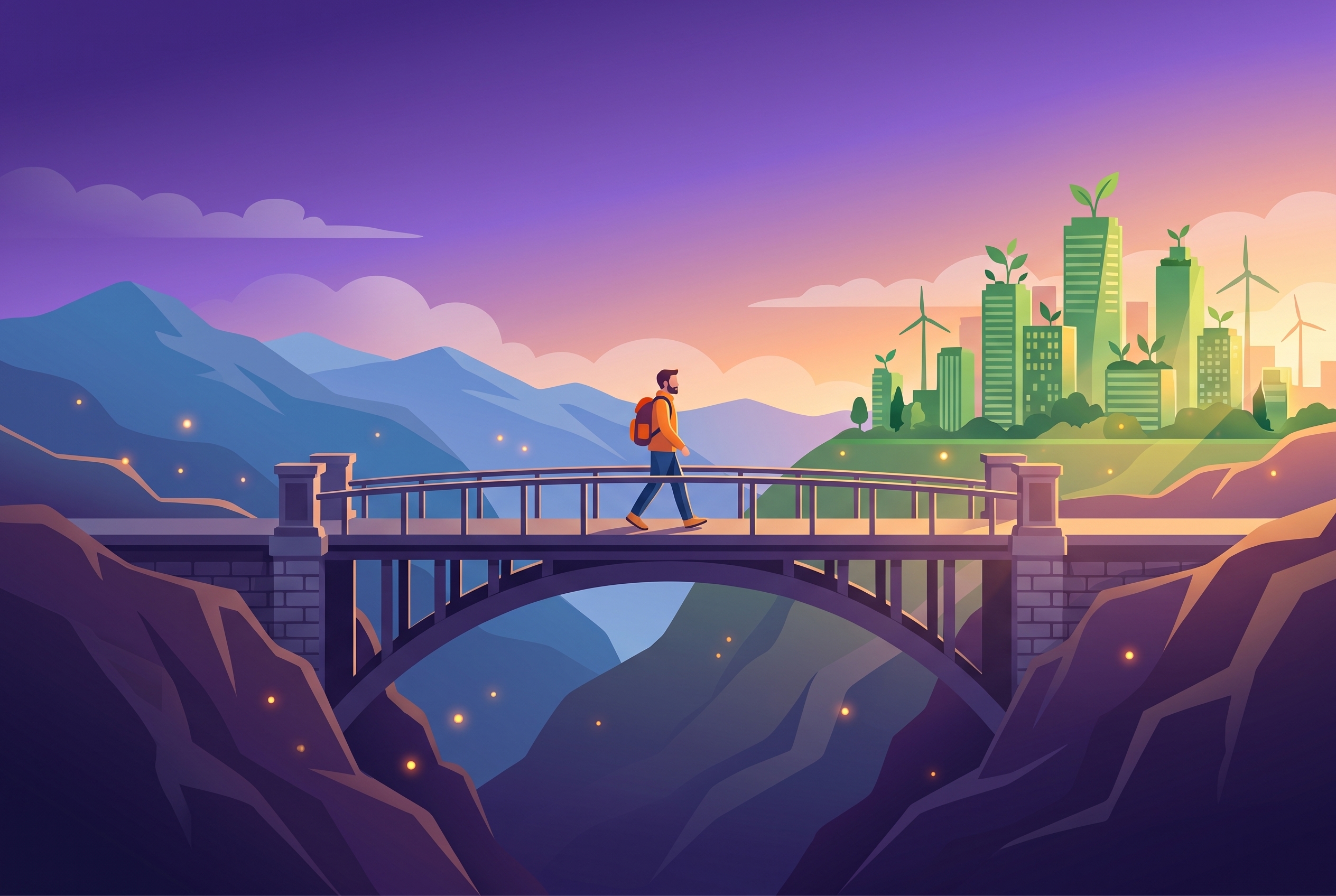 Cover illustration for “Raising a Bridge Round Without Signaling Distress”