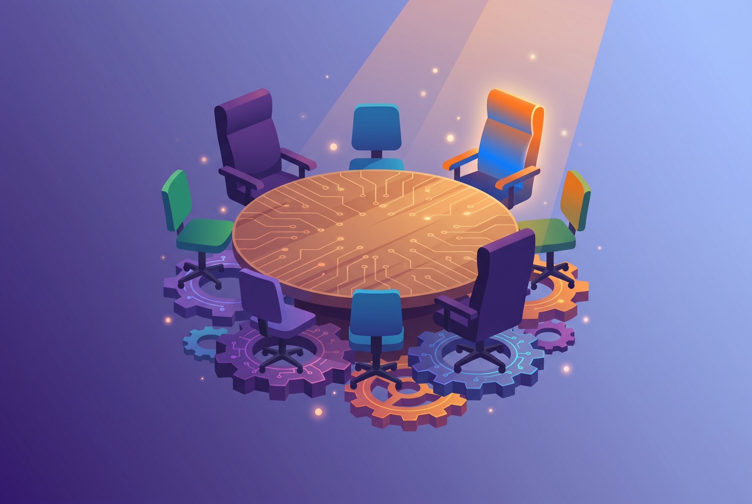 Cover illustration for “Board Seat Mechanics in Venture-Backed Startups”
