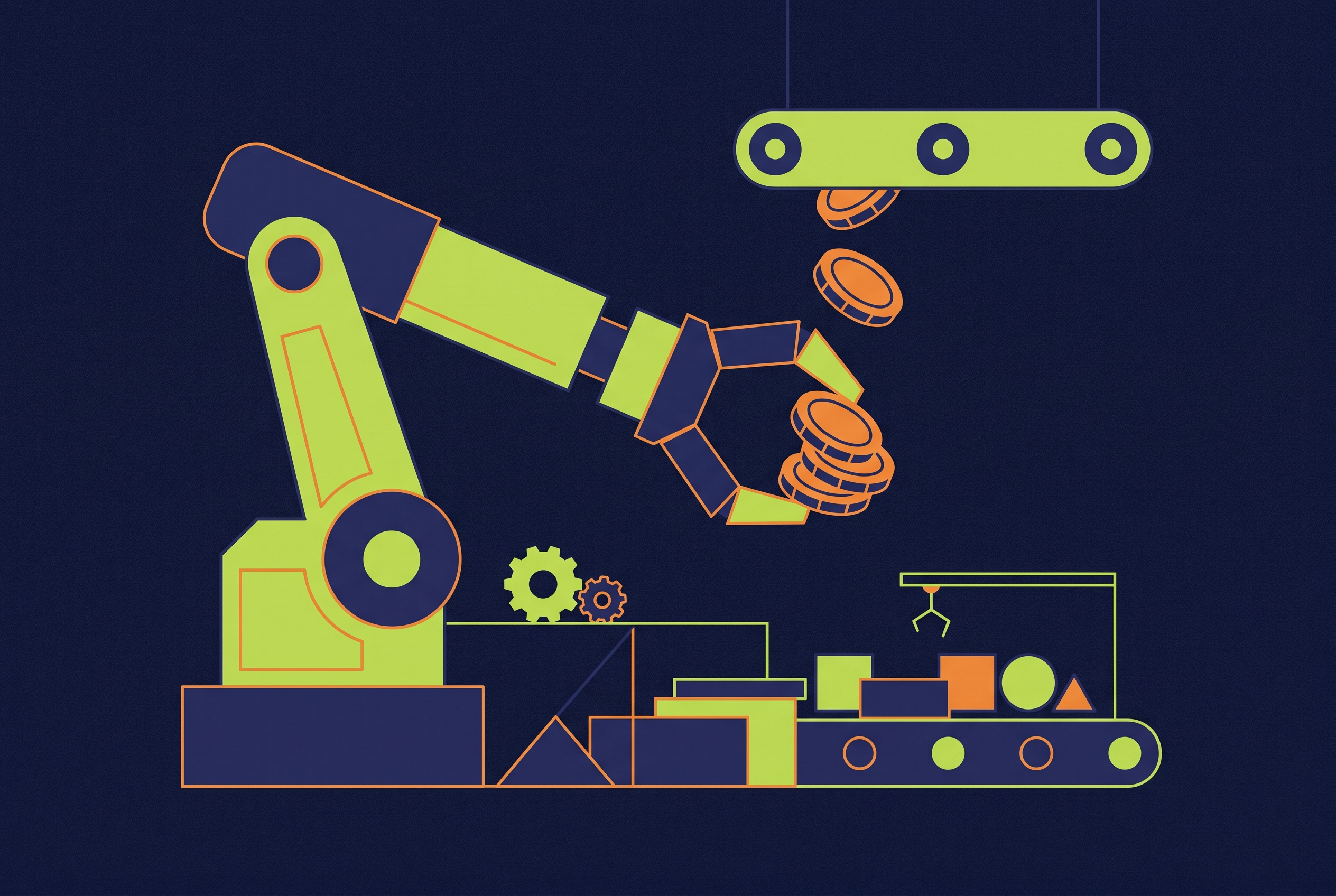 Cover illustration for “Automation Subsidy Programs Available to US Manufacturers in 2024”