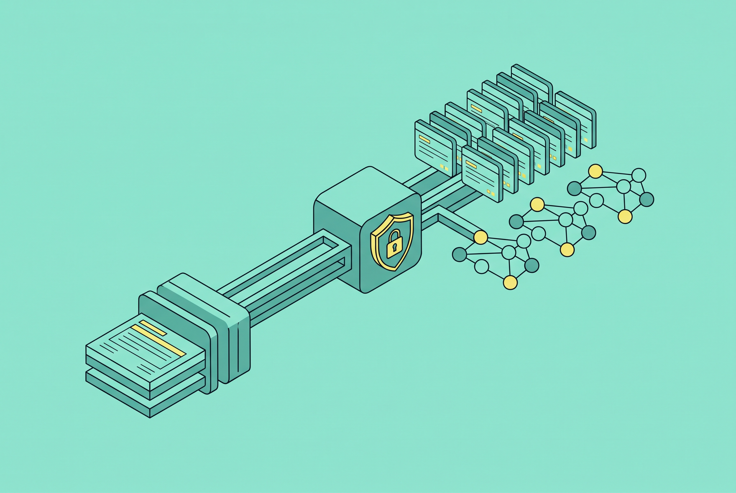 Cover illustration for “HIPAA-Compliant Document Ingestion Pipelines for Clinical NLP”