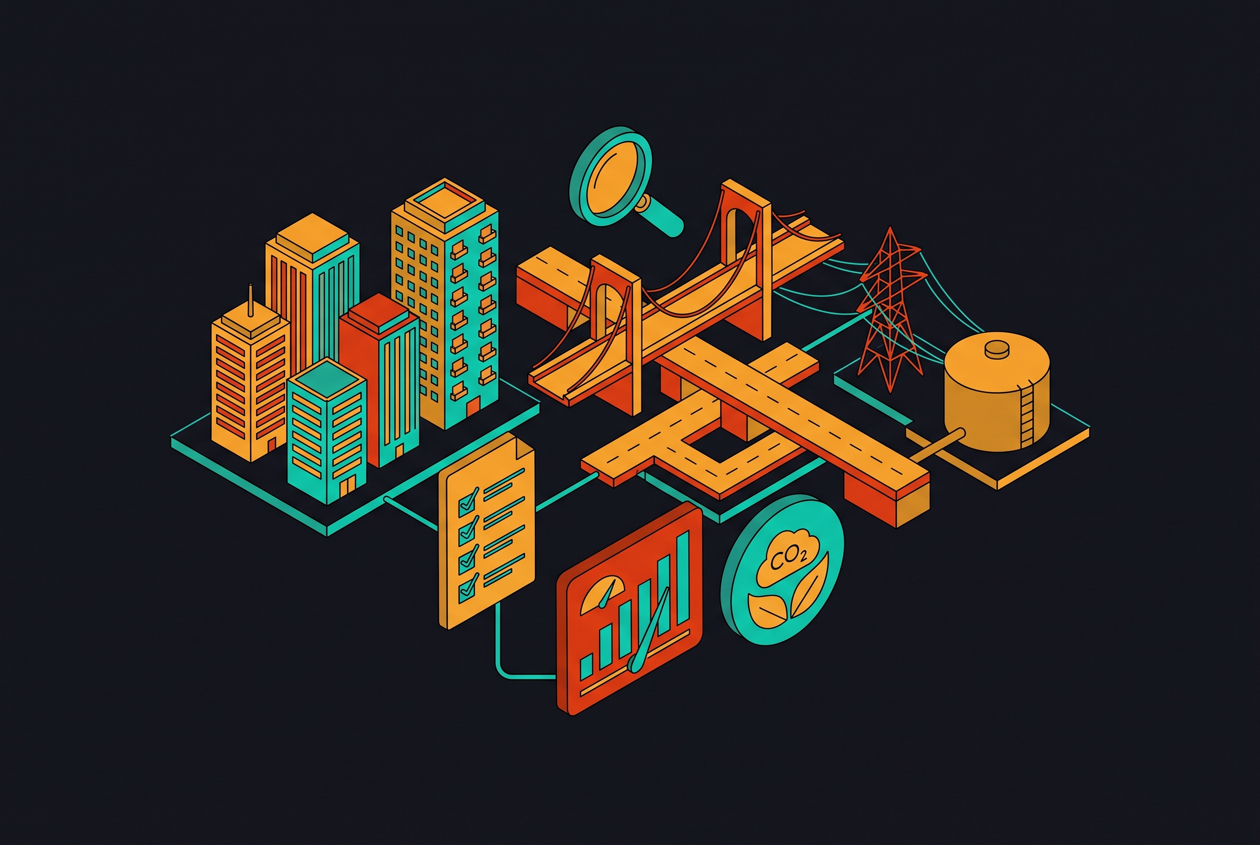 Cover illustration for “SEC Climate Disclosure Rules for Real Estate and Infrastructure Firms”