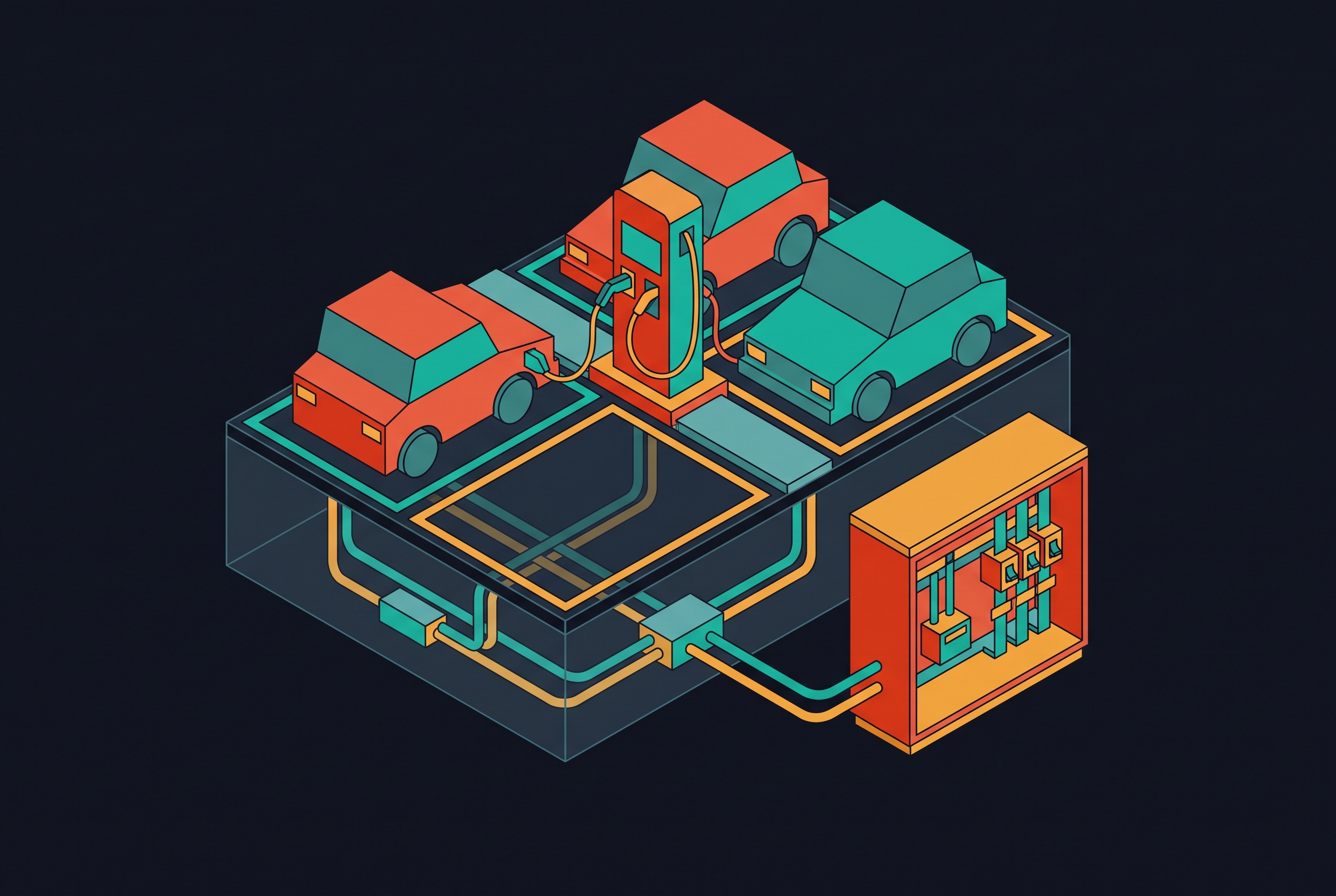 Cover illustration for “EV Charging Station Installation Requirements for Commercial Properties”