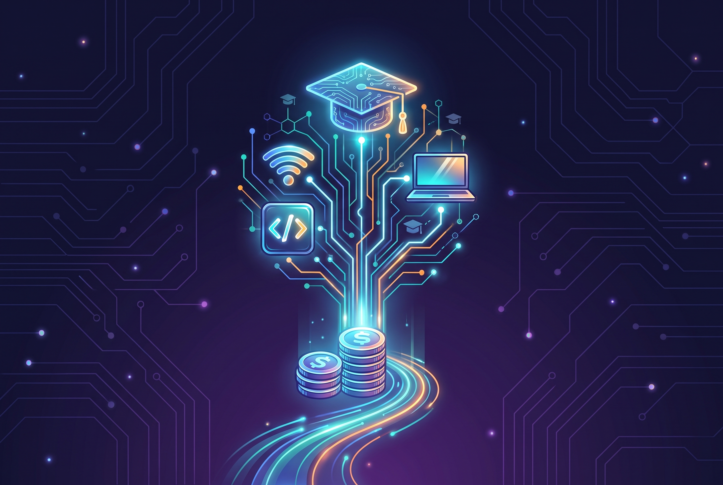 Cover illustration for “ESSER Fund Allowable Uses for EdTech Purchases”