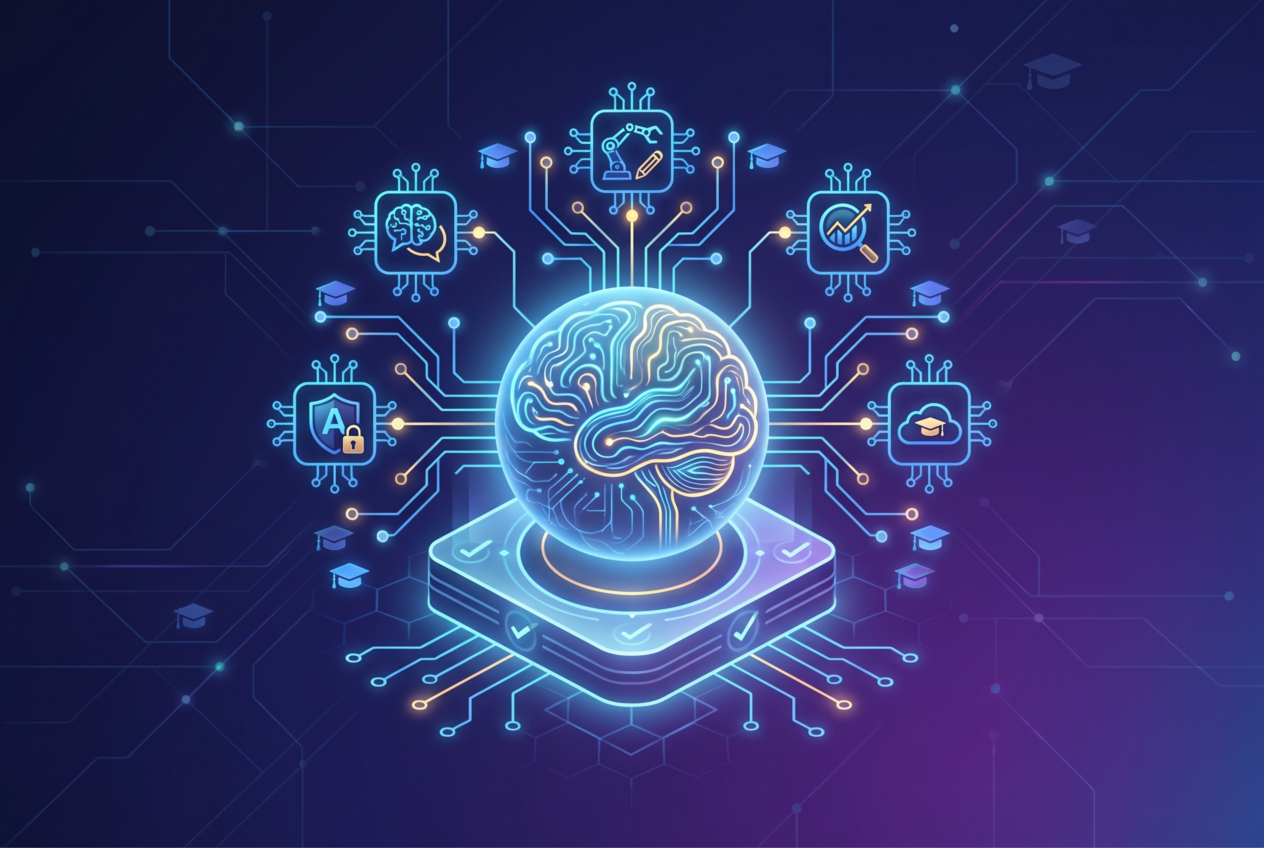 Cover illustration for “AI Tool Procurement Criteria for K-12 District Technology Committees”